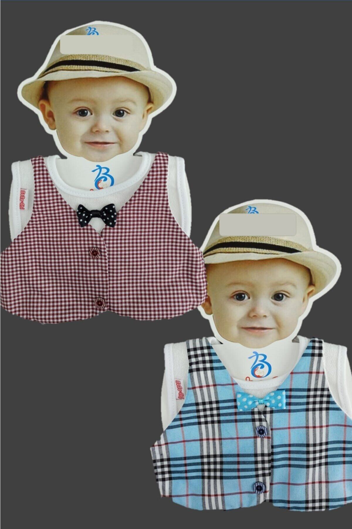 ALİSS Su Geçirmez Lüx Erkek Bebek Mama Önlüğü