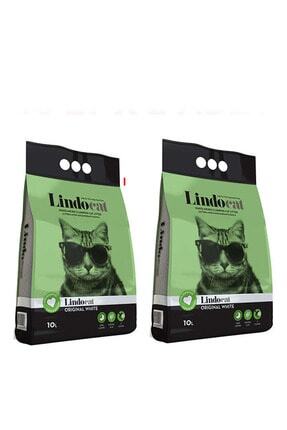 Lindo Cat Topaklaşan Kokusuz Ince Taneli Kedi Kumu 10 Lt X 2 Adet Image 0