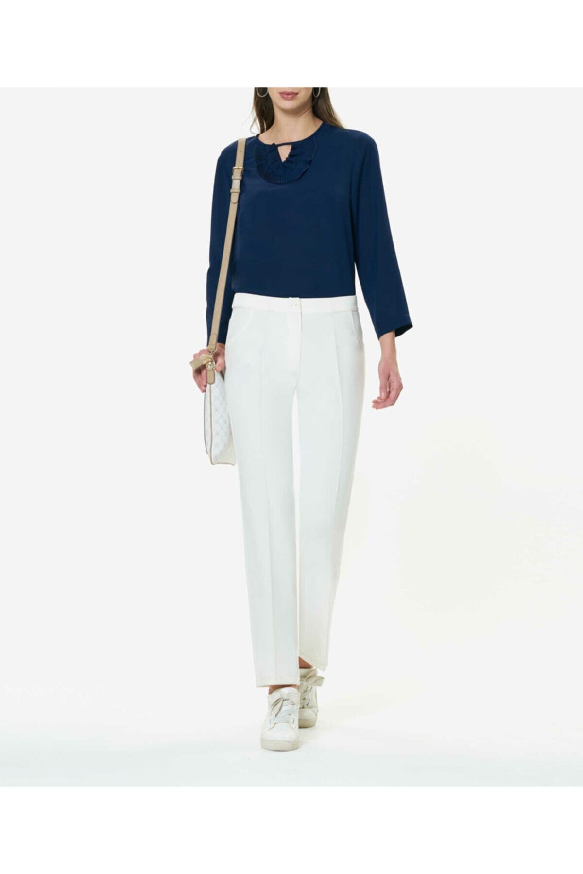 Aker Büyük Beden Ekru Pantolon T36699126