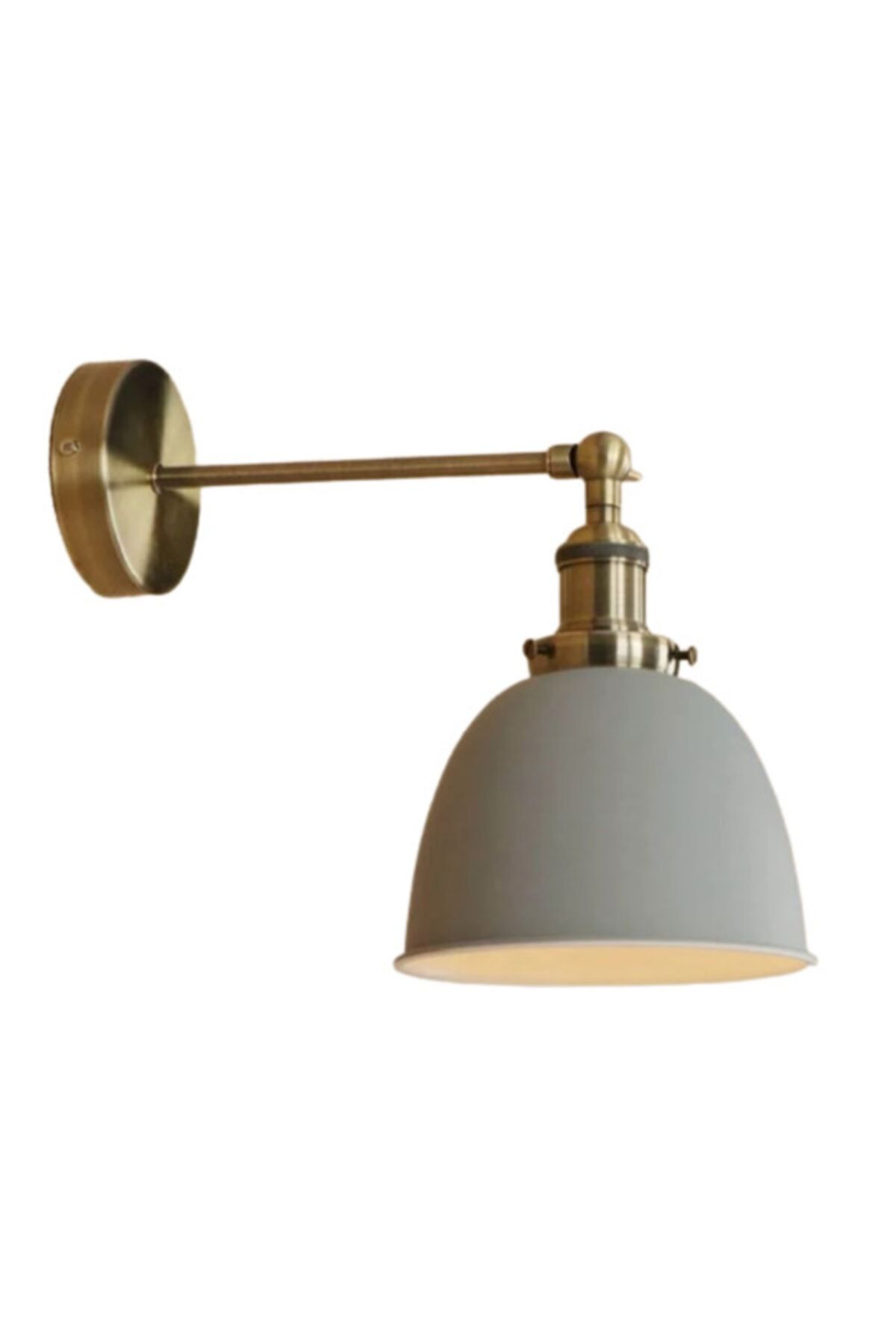 powerlight gri s retro rustik baslikli duvar lambasi mafsali aplik fiyati yorumlari trendyol