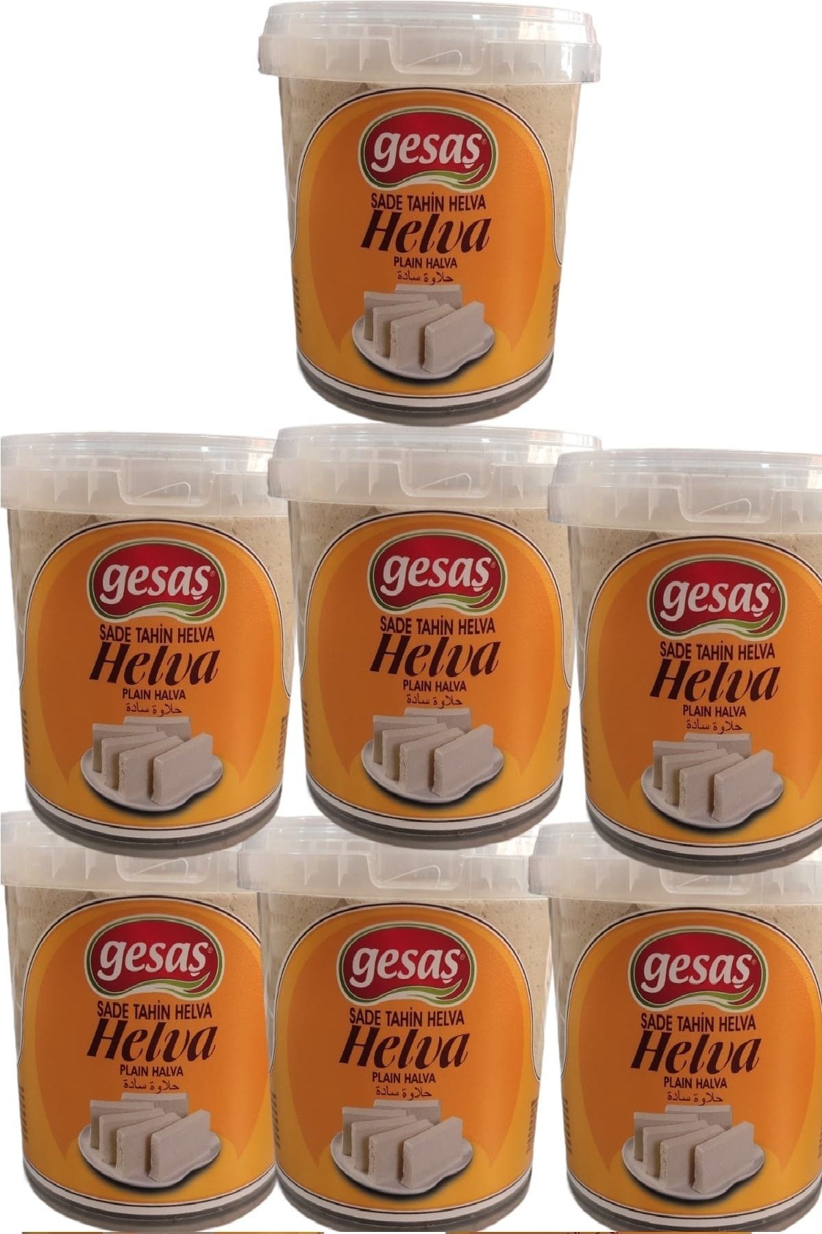 Gesaş Helva Sade 1400 Gr 7 Adet