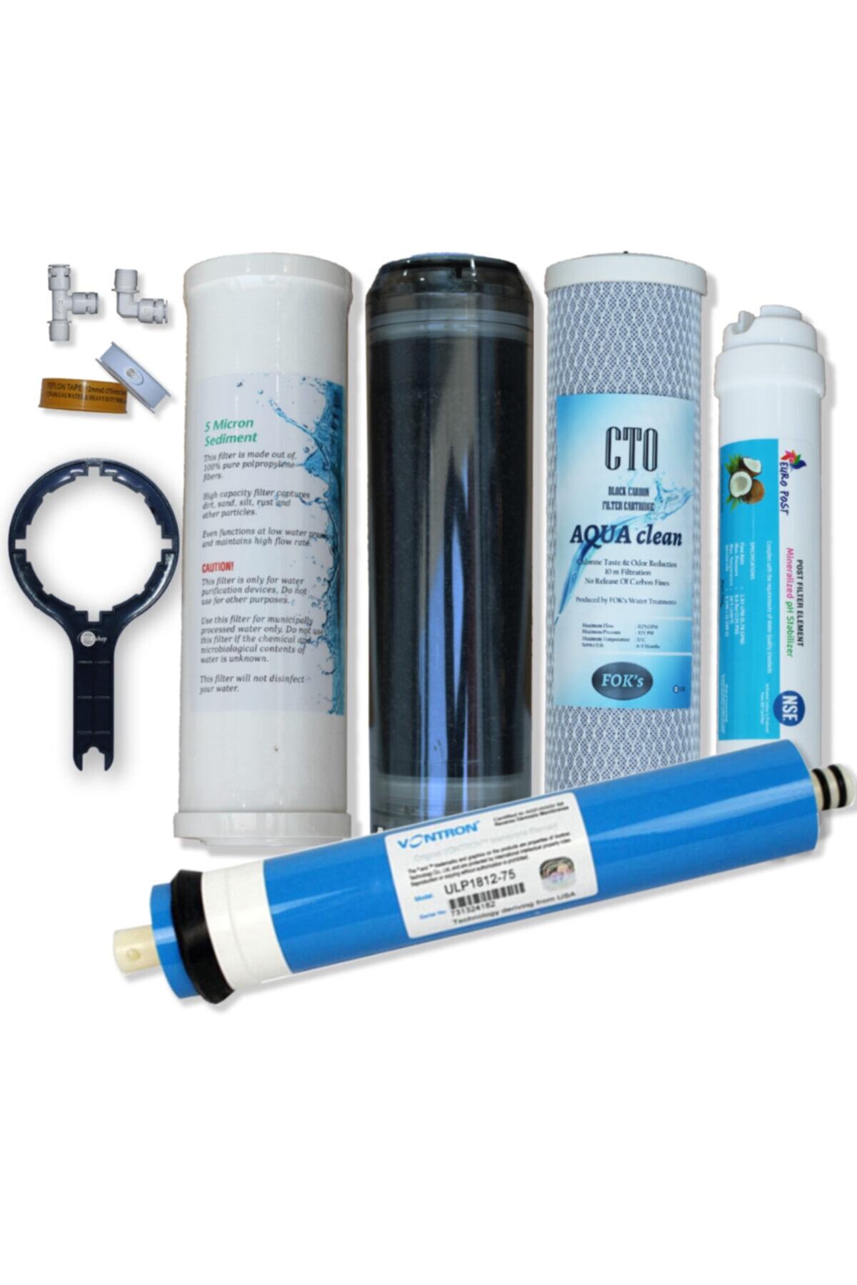 Aqua Clean Ihlas Aura Cebilon Ve Housingli Tüm Su Arıtma Cihazlarına Uyumlu 5'li Filtre Seti - Lg Membran