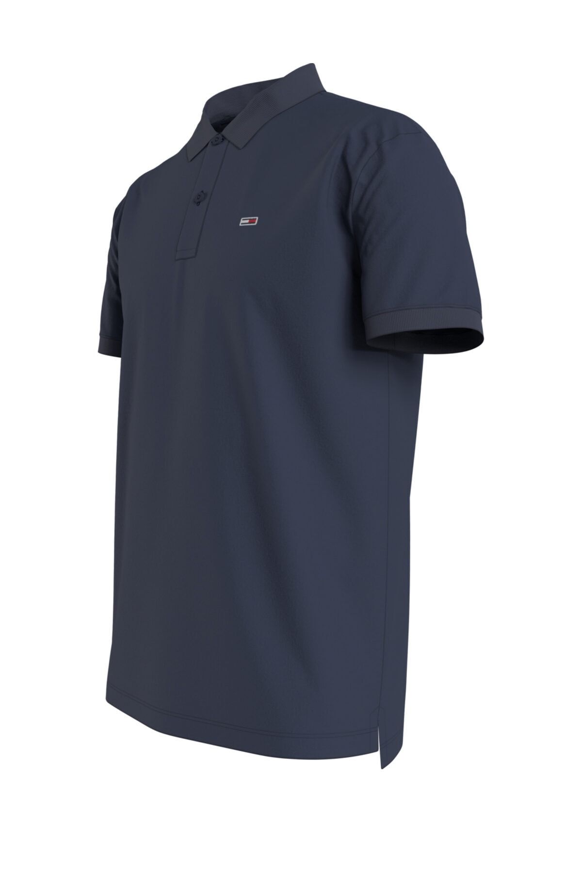 Tommy Hilfiger Erkek Mavi Polo Yaka T-shirt DM0DM09439