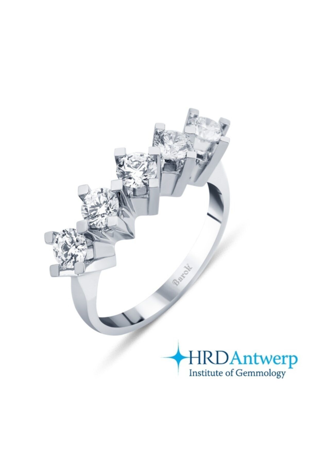 Barok Diamond Pırlanta Beştaş Alyans 1.00 Ct. G Vs-sı Hrd Sertifikalı