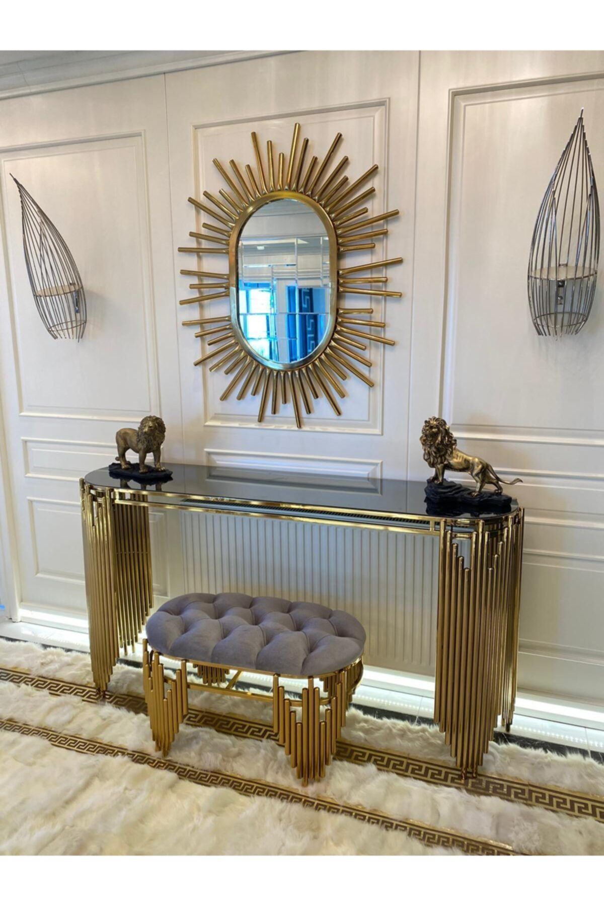 Ekgconcept Dresuar Gold Ve Puf