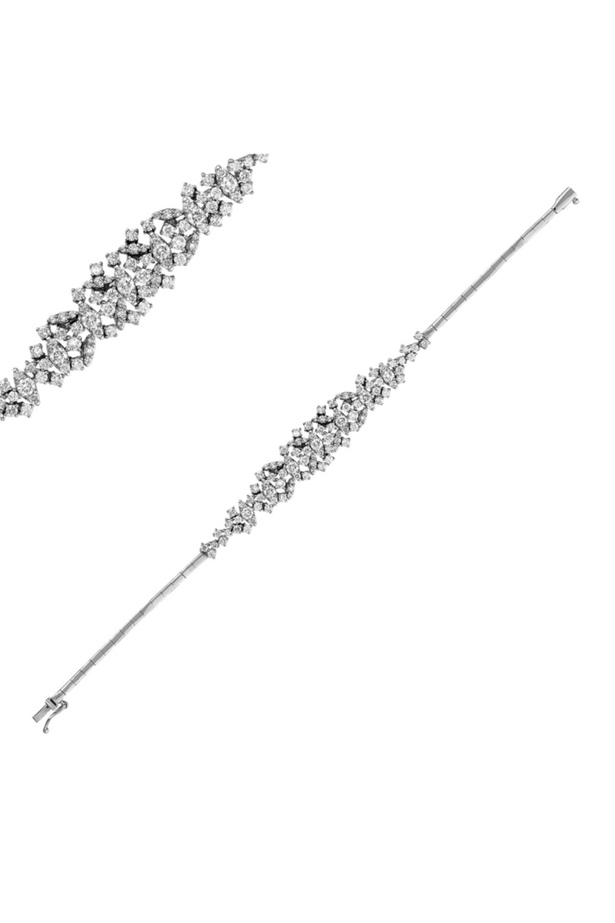 Barok Diamond Pırlanta Yuvası Kelepçe 3,08 Ct. F Vs 18k