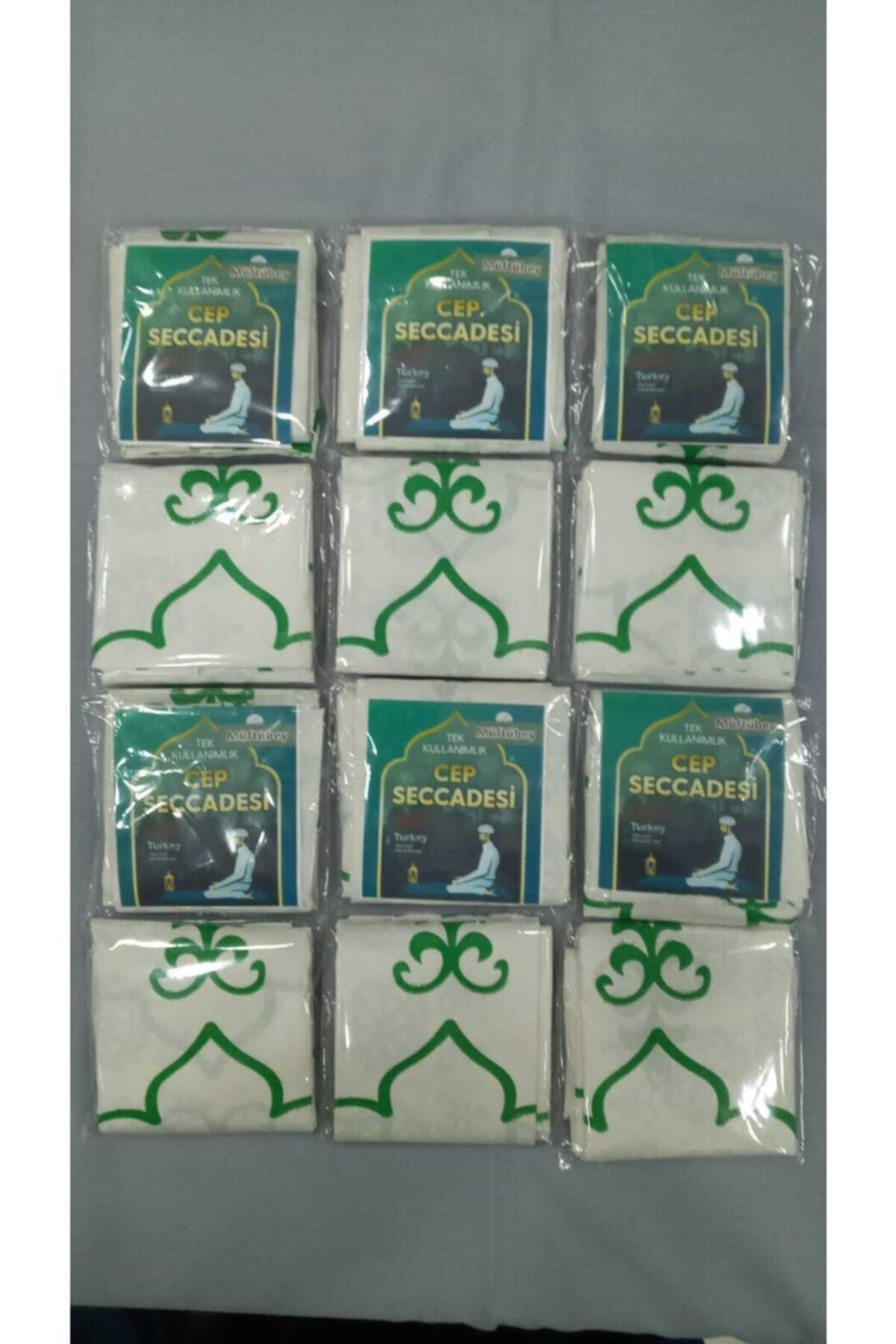 MüftüBey Tek Kullanımlık Paketli Kağıt Seccade 20 Adet