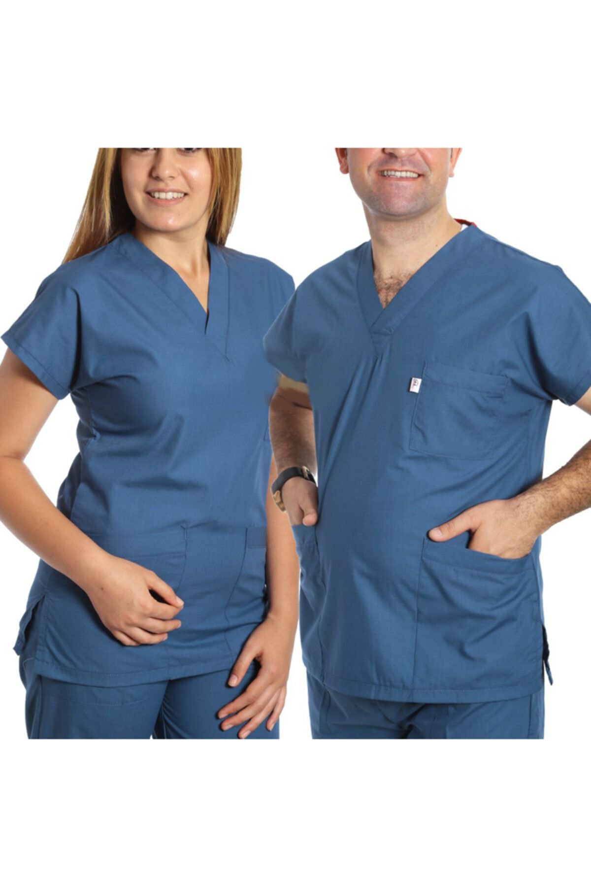İBA MEDİKAL Unisex Likralı Hemşire Doktor Forma