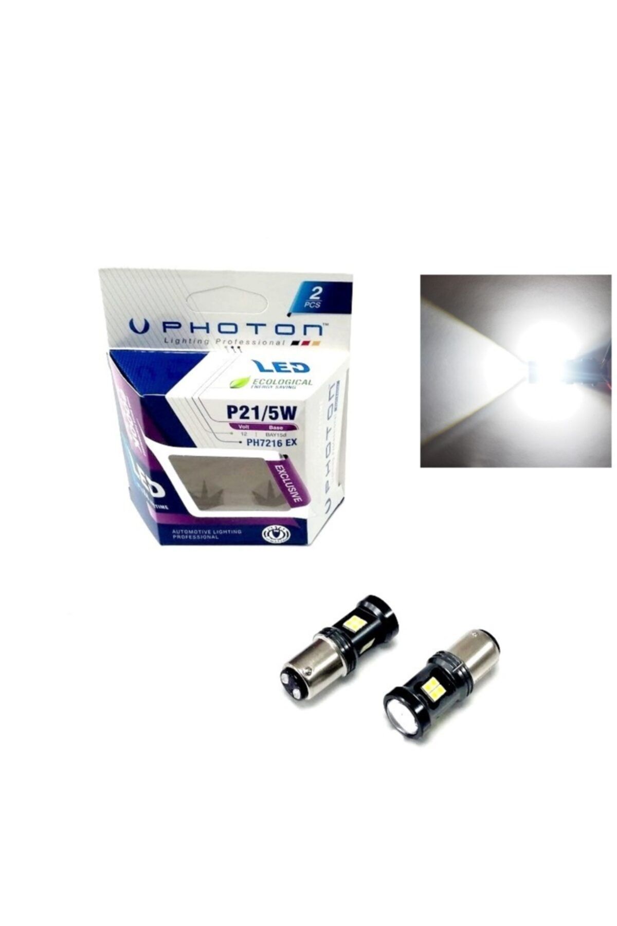 photon cift duy beyaz mercekli oto led ampul ph7216 ex fiyati yorumlari trendyol