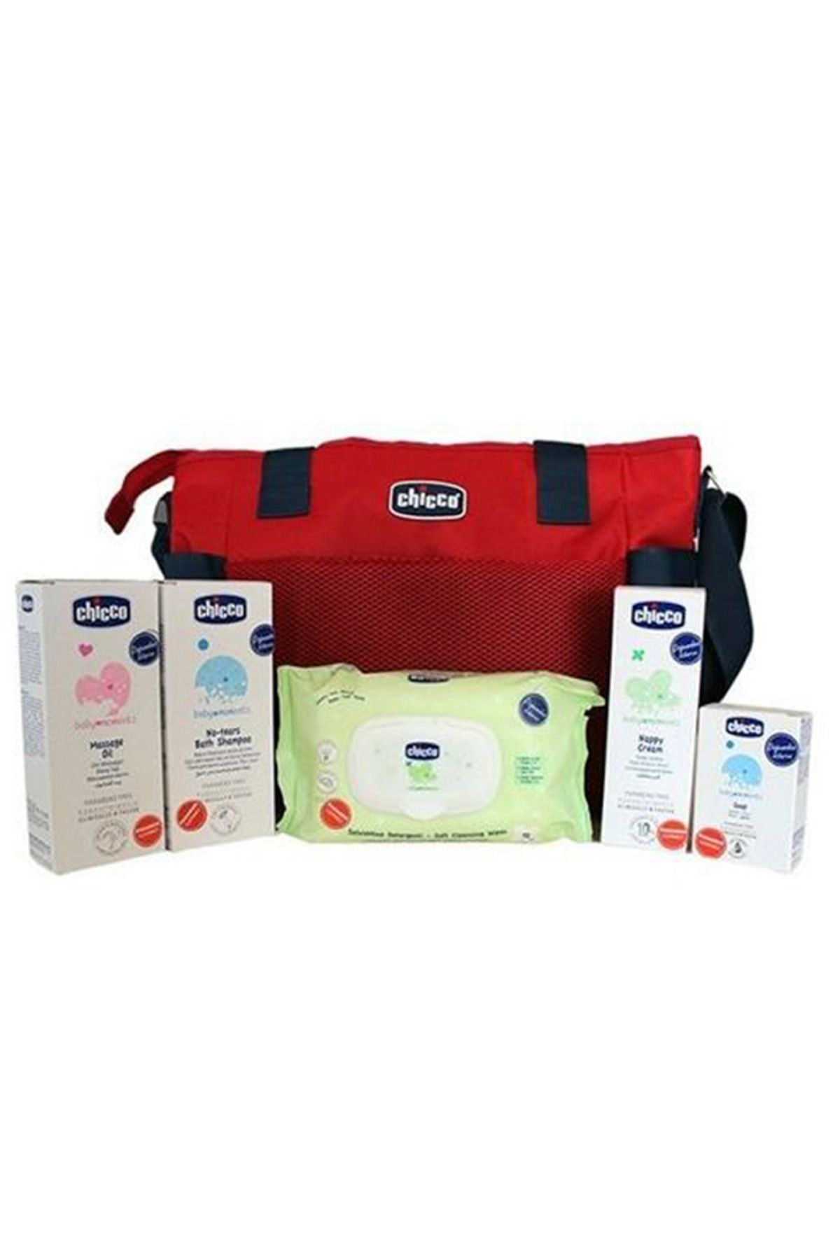 Chicco Yeni Anne Kozmetik Çantalı Set Kırmızı