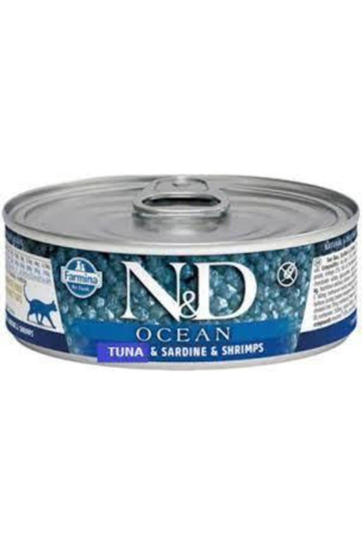 N&D Nd Ocean Ton Balığı-sardalya &karides Yetişkin Kedi Maması 80gr