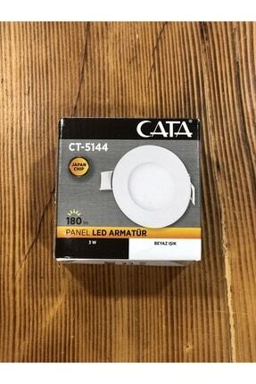 Cata Ct-5144 3w Panel Led Armatür Beyaz Işık Image 0