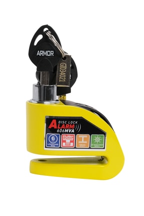 6mm Güvenlik Sertifikalı Alarmli Disk Kilidi -606 Mva Image 2