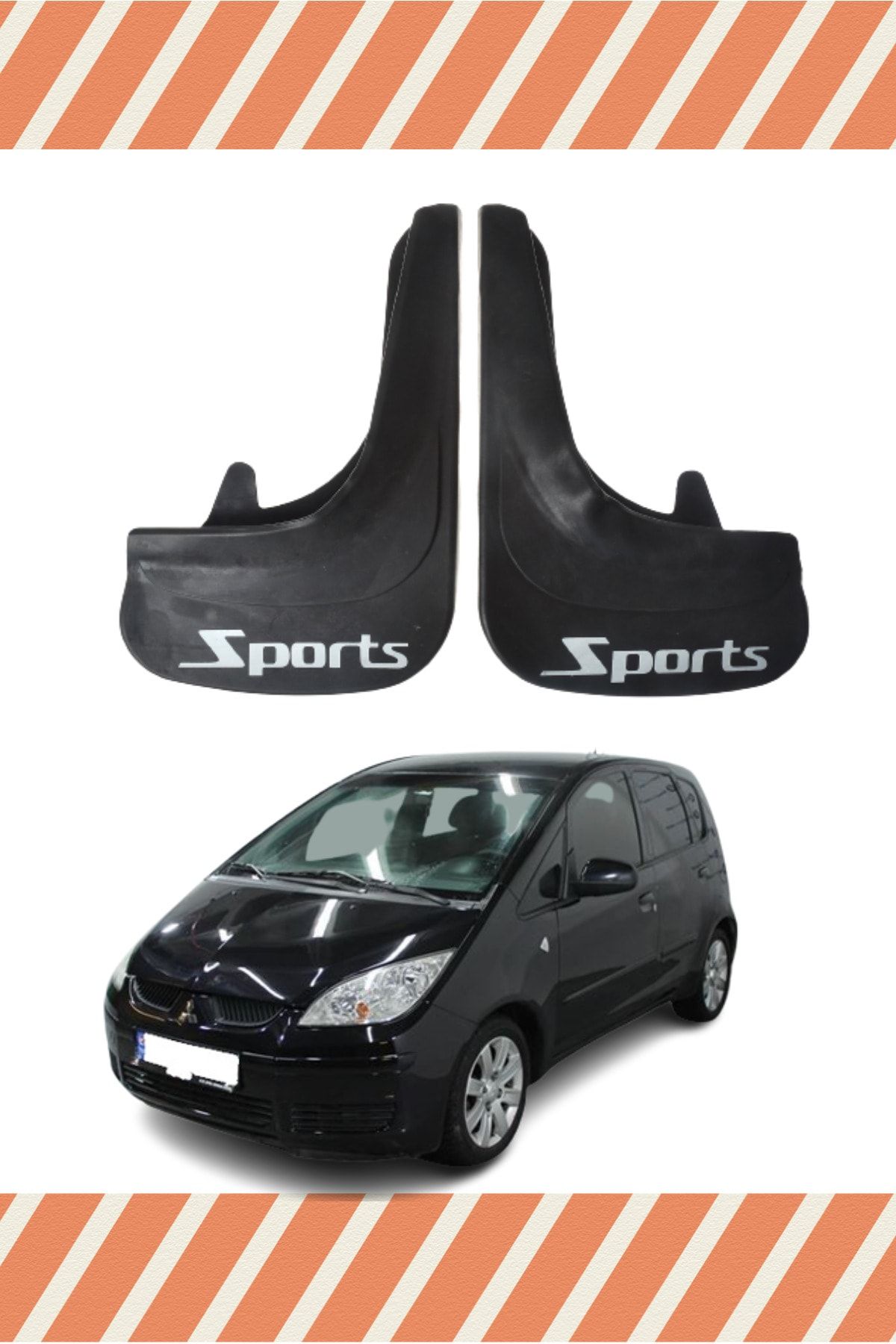Mitsubishi colt mud shop flaps