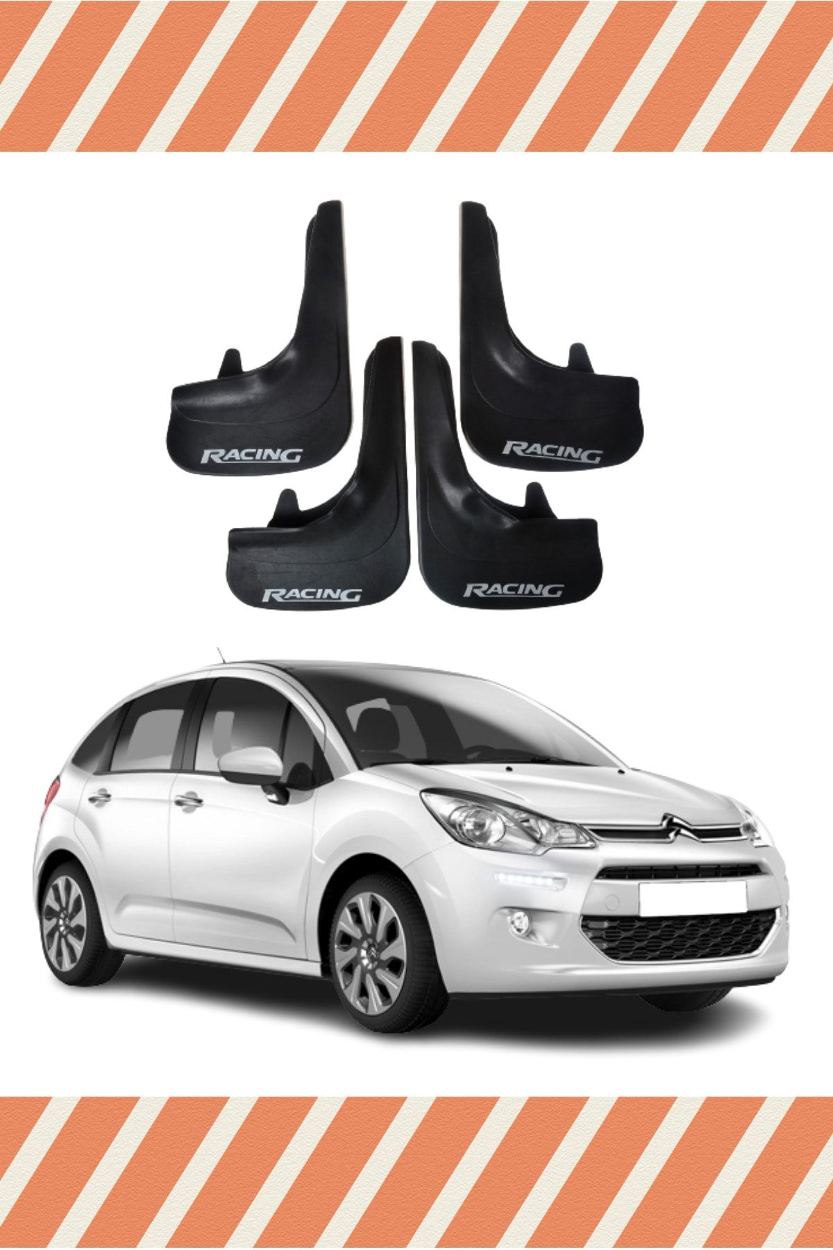 Citroen c3 shop mudflaps