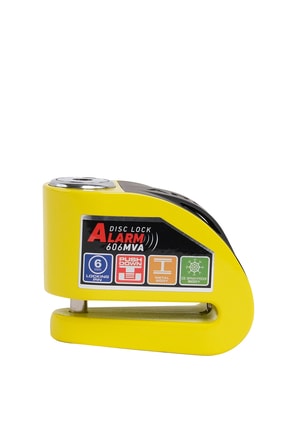 6mm Güvenlik Sertifikalı Alarmli Disk Kilidi -606 Mva Image 4