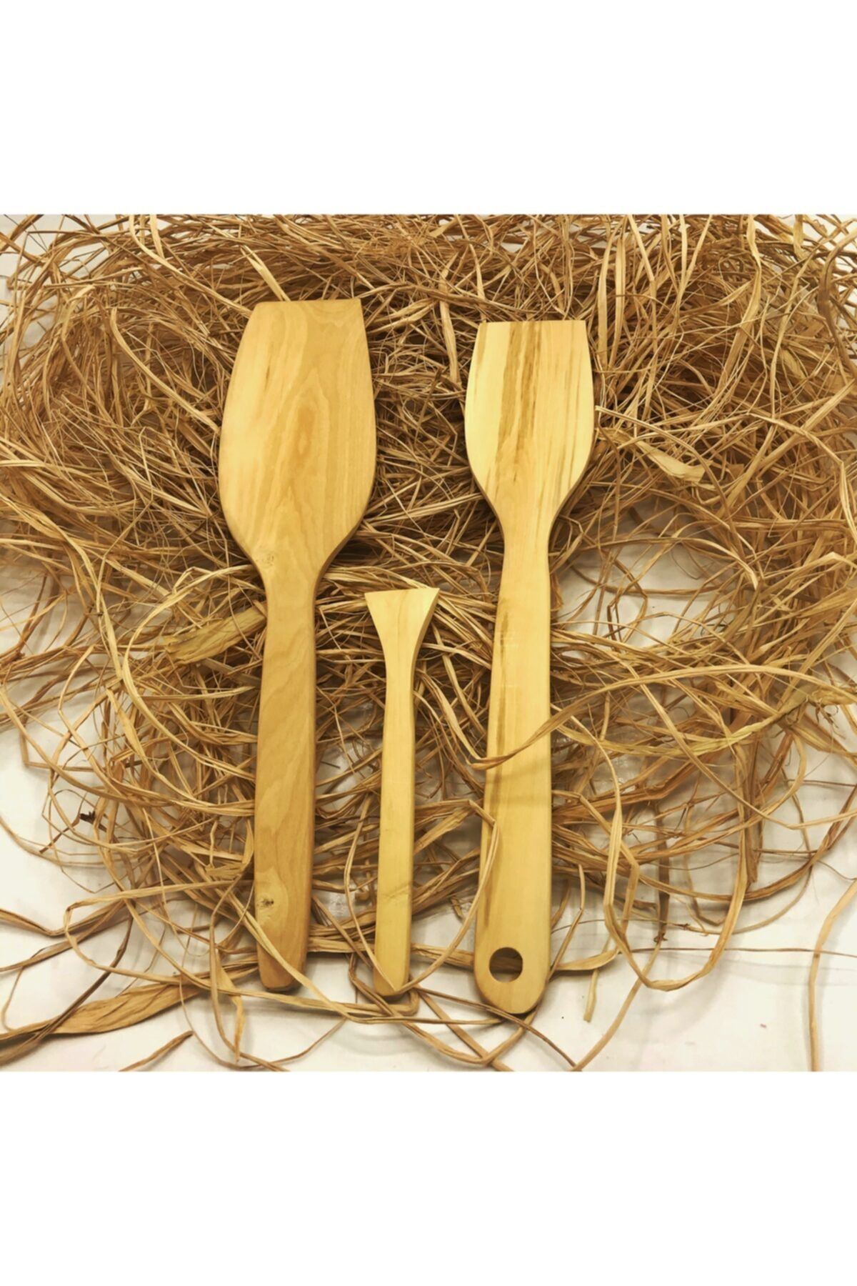 Işık Ahşap Şimşir Spatula Set (3lü)
