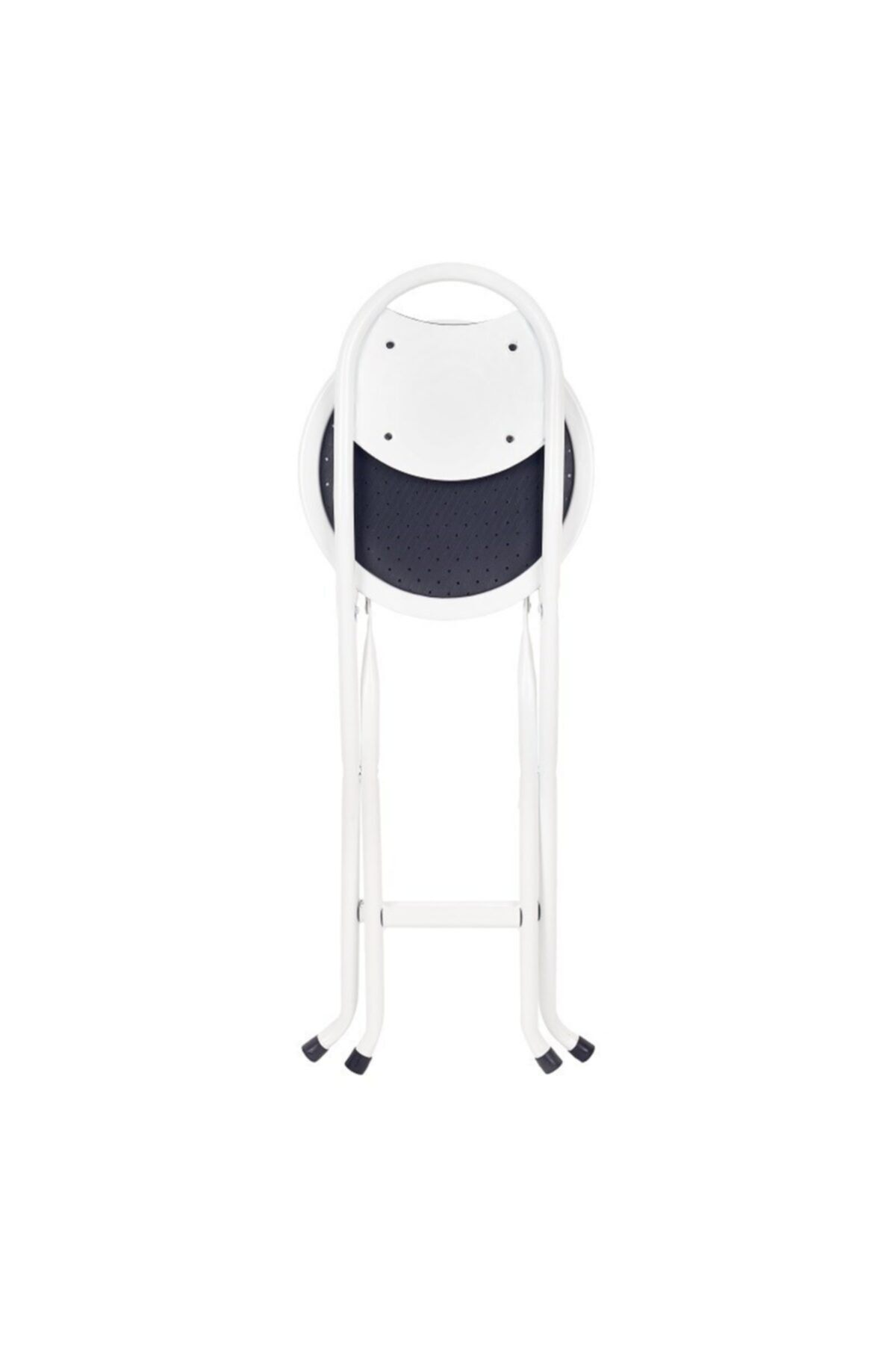 HASTUNÇ Siyah Beyaz Katlanır Portatif Sandalye