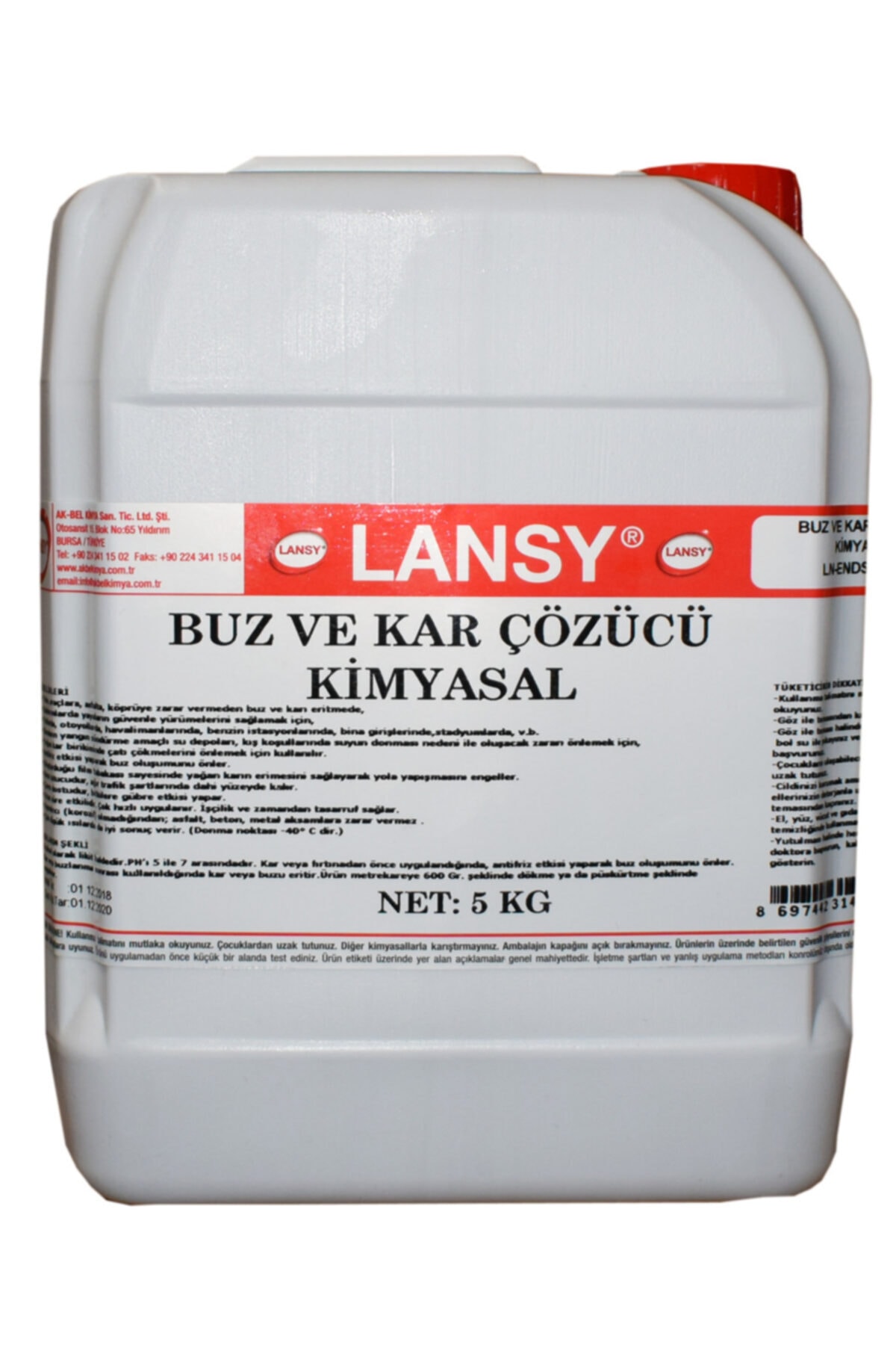 lansy Zemin Buz Çözücü 5 Kg