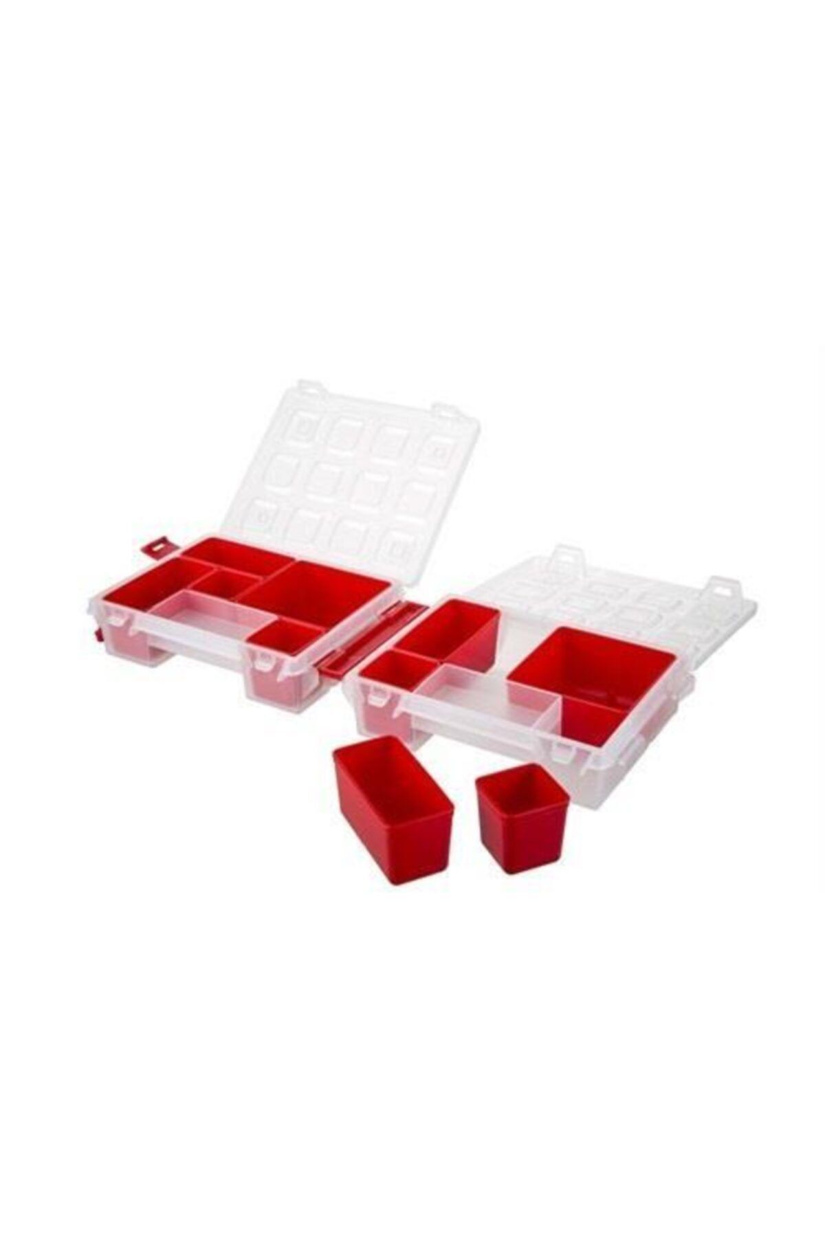MANO Twin Malzeme Kutusu Kırmızı T-org-7 Organizer Çanta