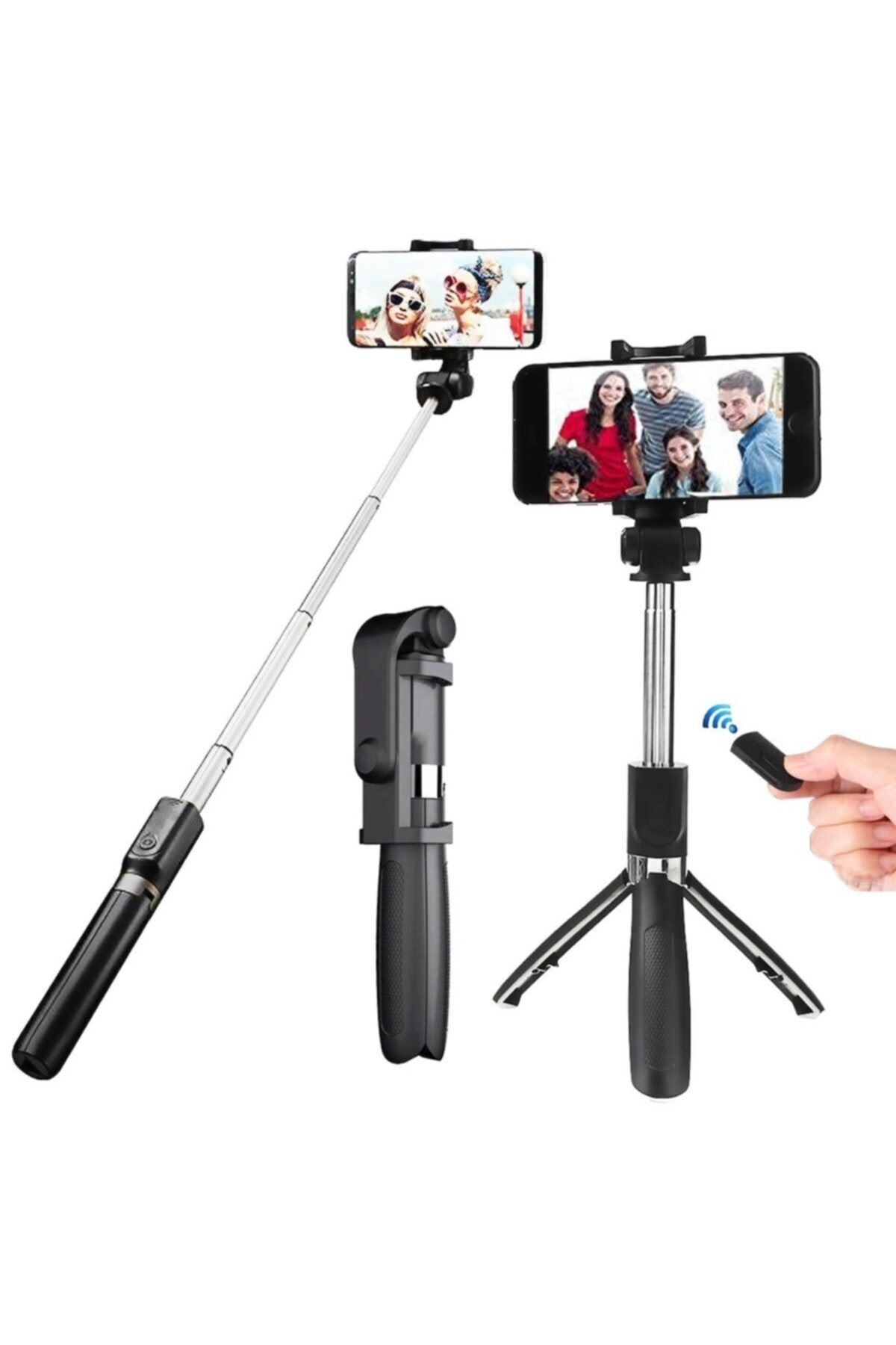 Zone Mobile Tripot Bluetooth Kumandalı Selfie Çubuğu