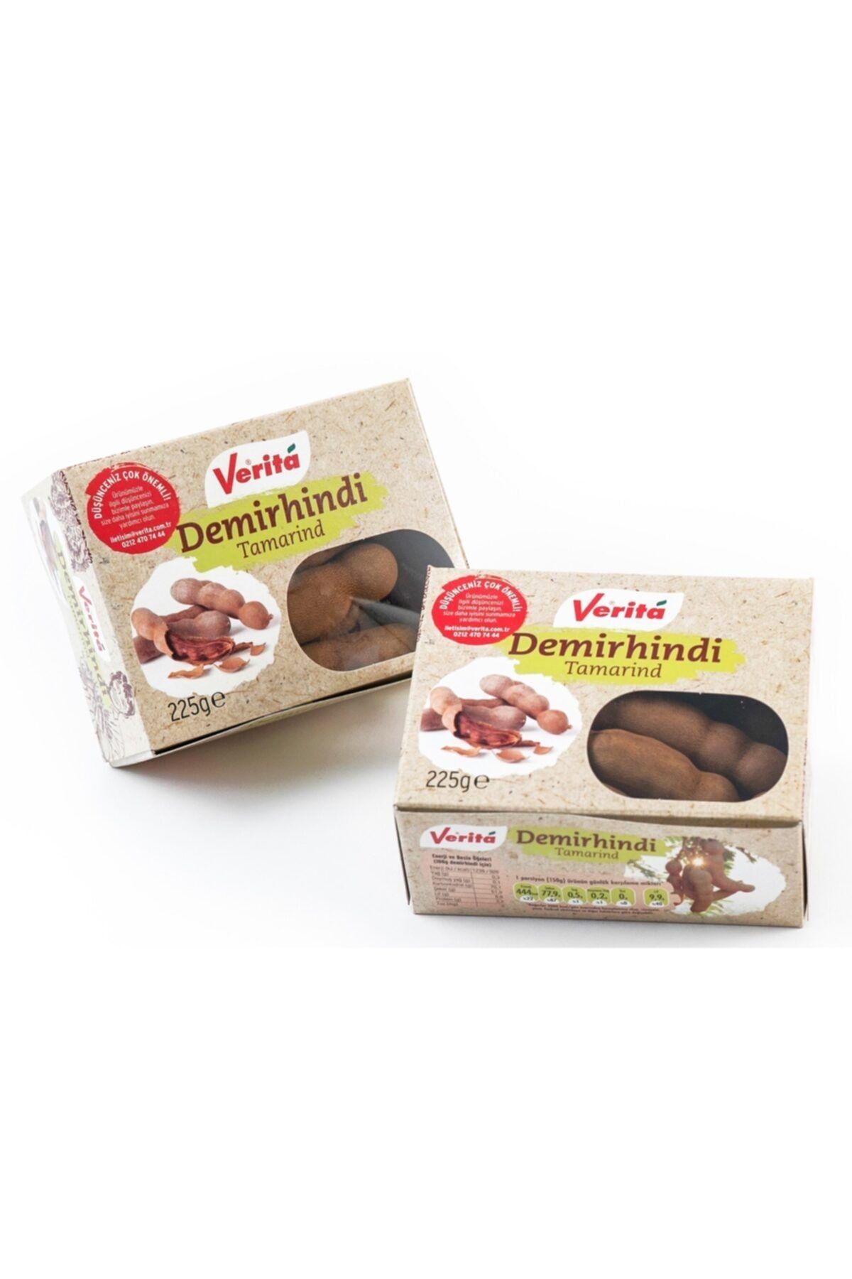 Verita Demirhindi (Tamarind) 225gr 2'li Paket