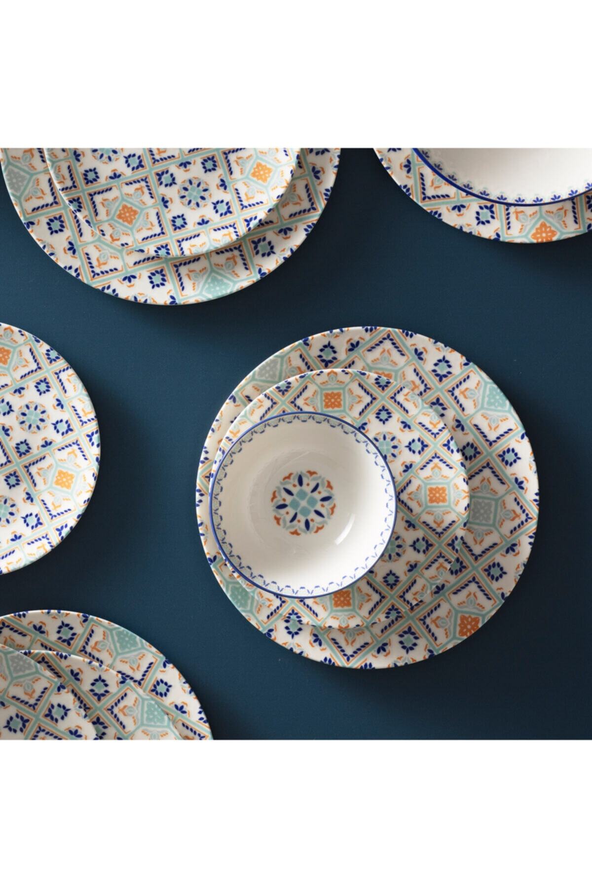 Karaca Dalya 24 Parça 6 Kişilik Yemek Takımı