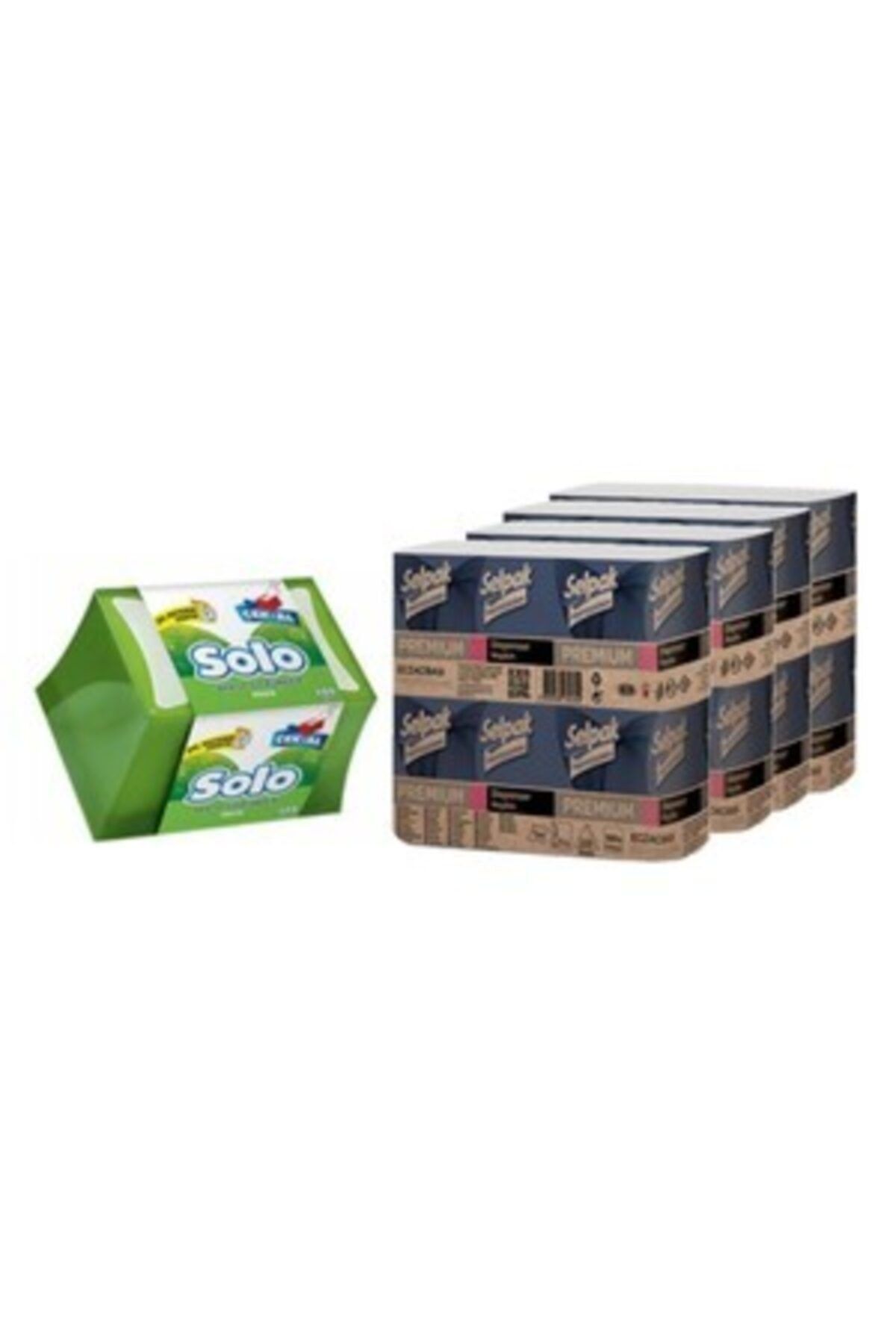 Selpak Professional Selpak Solo Çek Al Peçete 125 Li + 4 Adet Selpak Premium Dispenser Peçete 250 Li