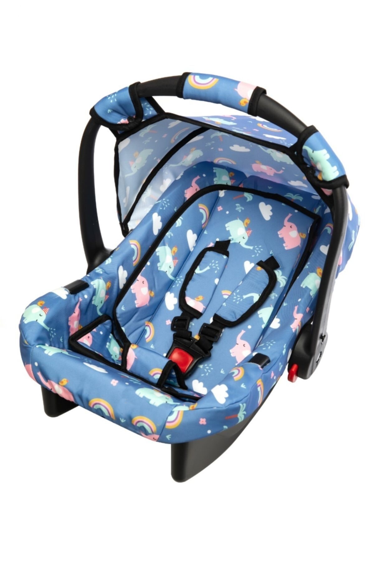 Jimmybaby Desenli Su Geçirmez Puset Mavi Anakucağı Oto Koltuğu