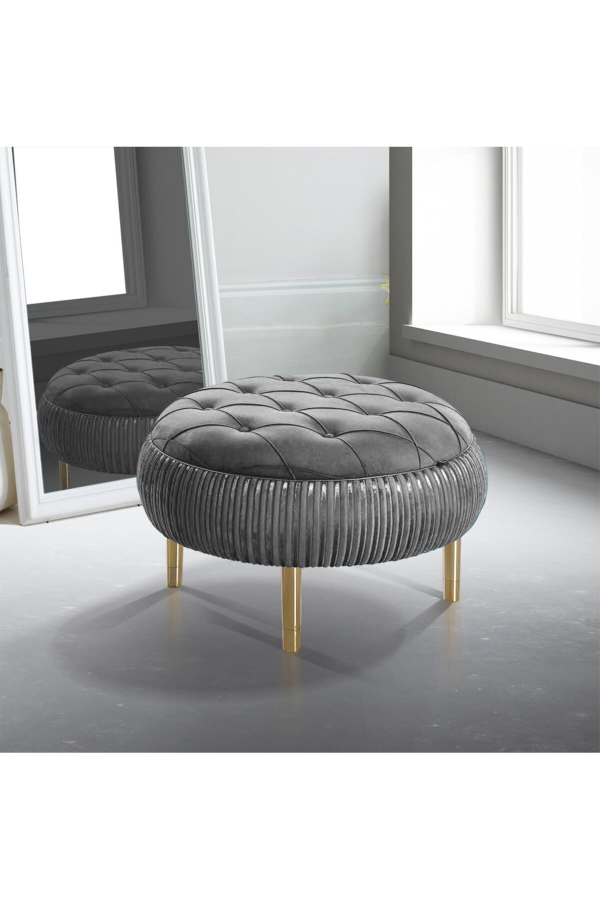 Zem Chester Xl Gri Puf