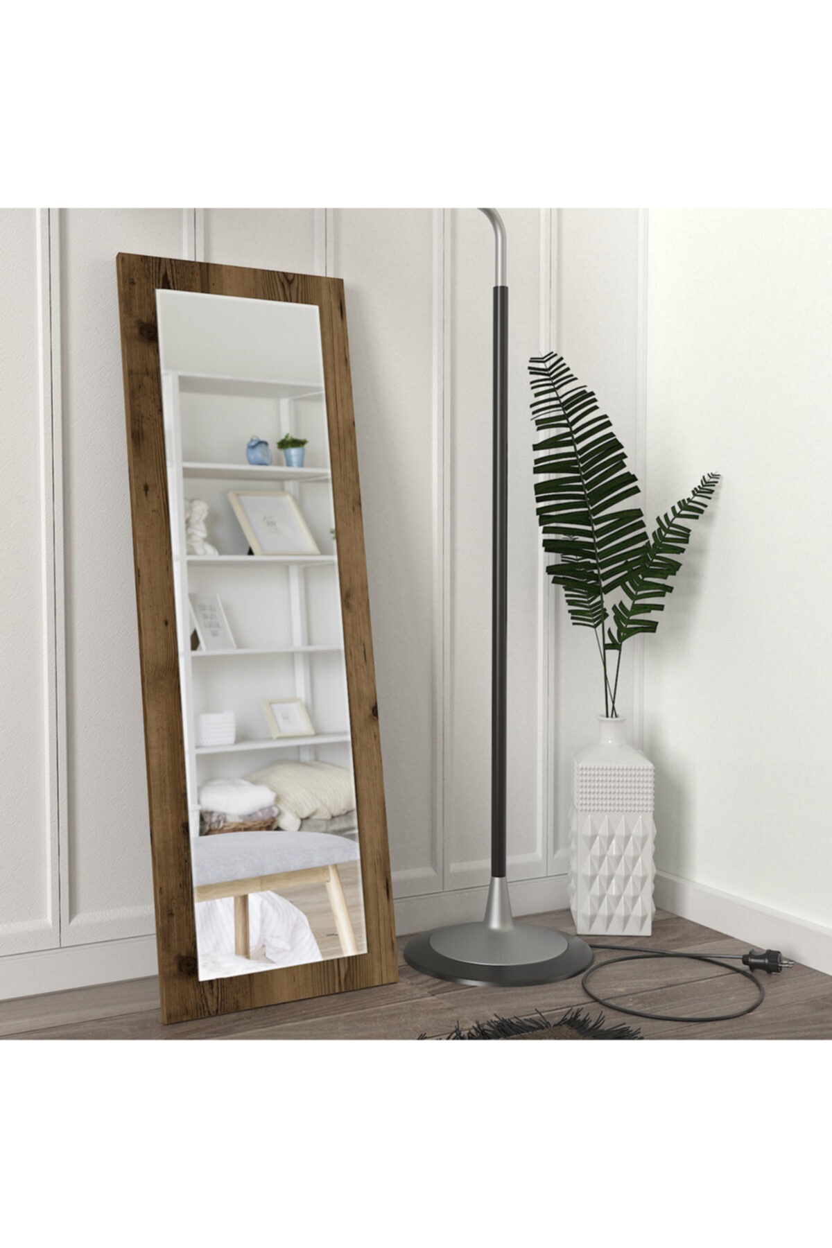 dorpek Barcoda Dekoratif Konsol Ve Boy Aynası Lidya 110*36 Cm