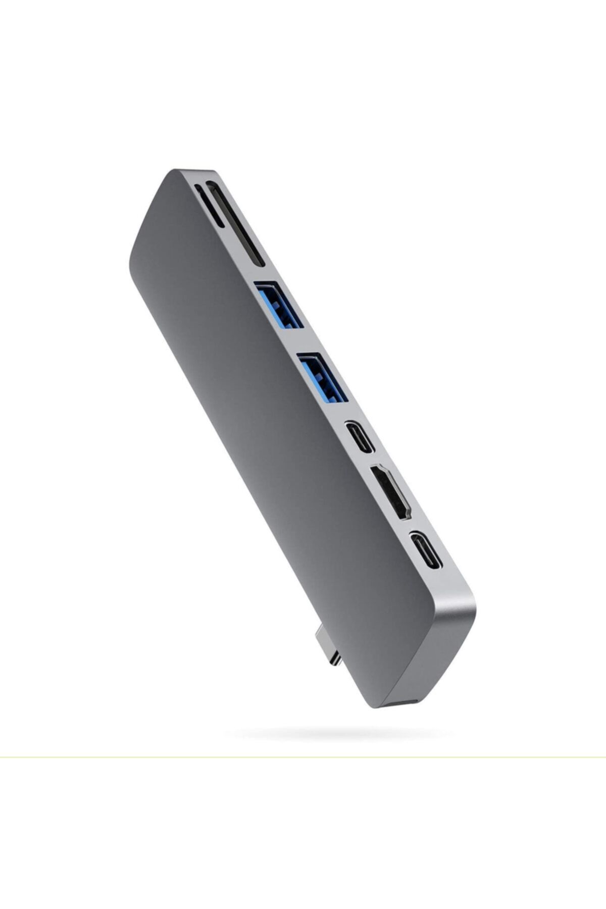 Microsonic Type-c To Hdtv Adapter 7 Port Macbook 4k Hdmı, Usb, Sd Kart, Dişi Typ-c Dönüştücü