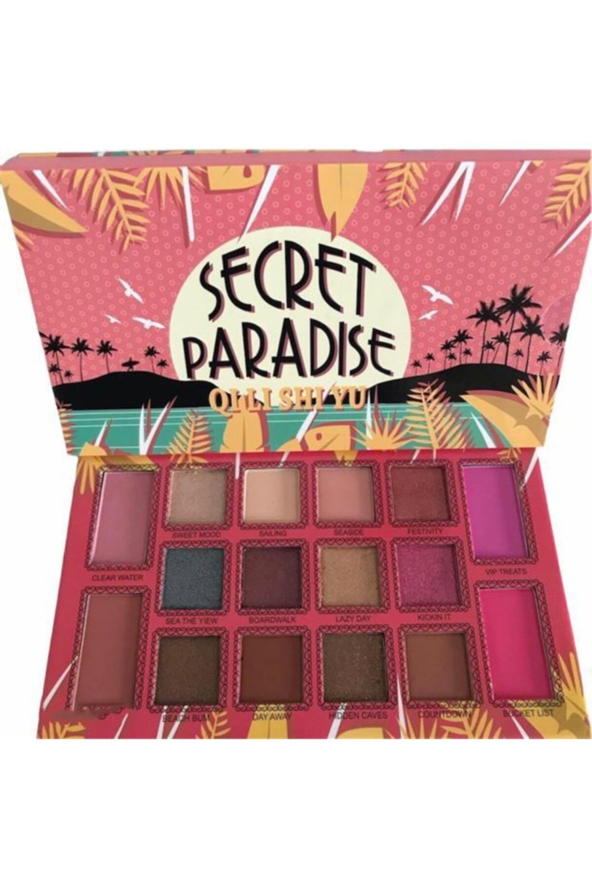 veronni Secret Paradise 16'lı Far + Allık Paleti