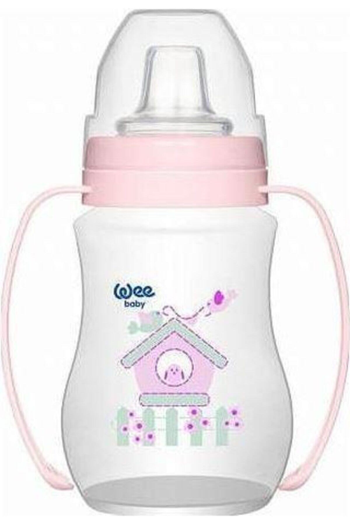 Wee Baby Akıtmaz Kulplu Pp Bardak 6ay+ 250ml - Pembe