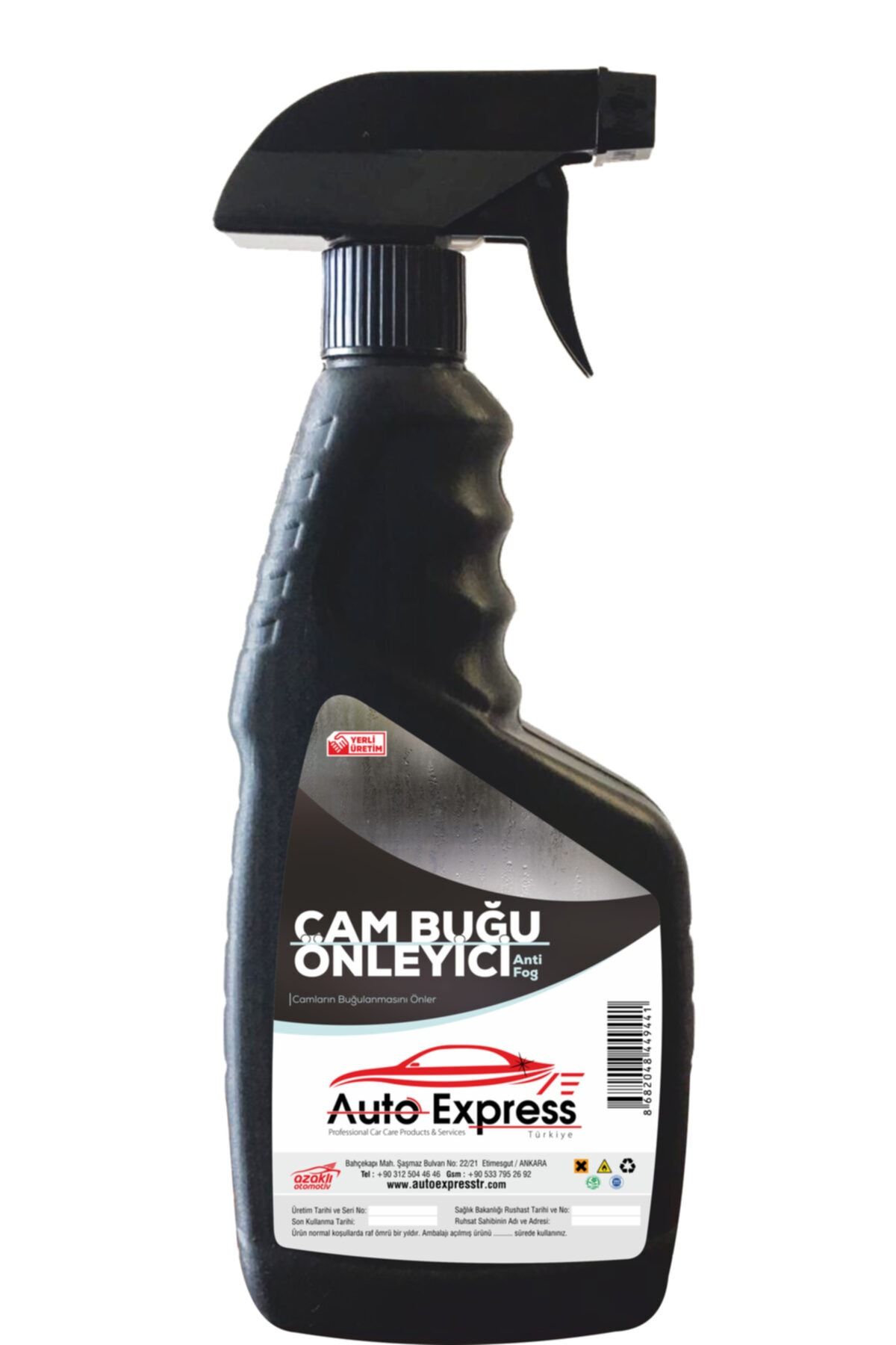 AUTOEXPRESSTÜRKİYE Auto Express Buğu Önleyici 500 ml Fıs Fıs