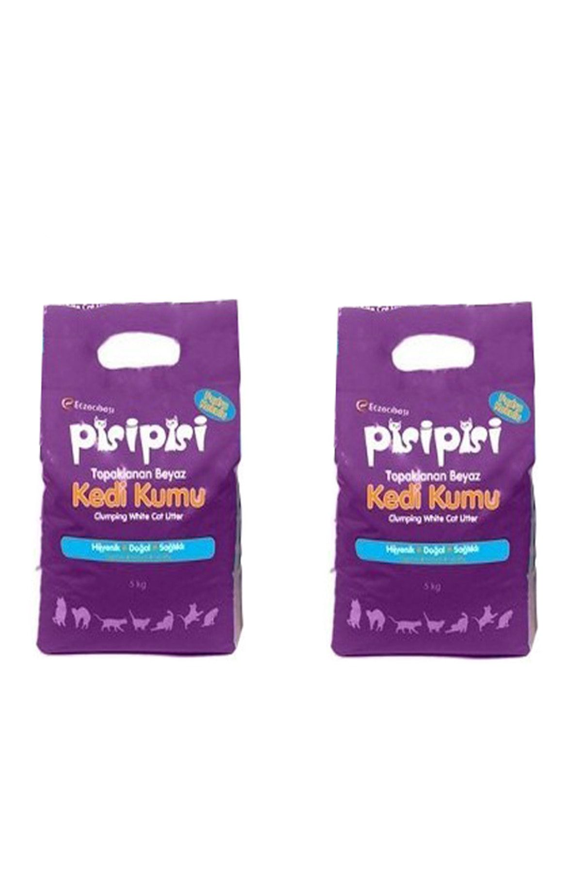 Peyless Eczacıbaşı Pisipisi Kalın Taneli Kedi Kumu 10 Kg (12 Lt) X 2 Adet