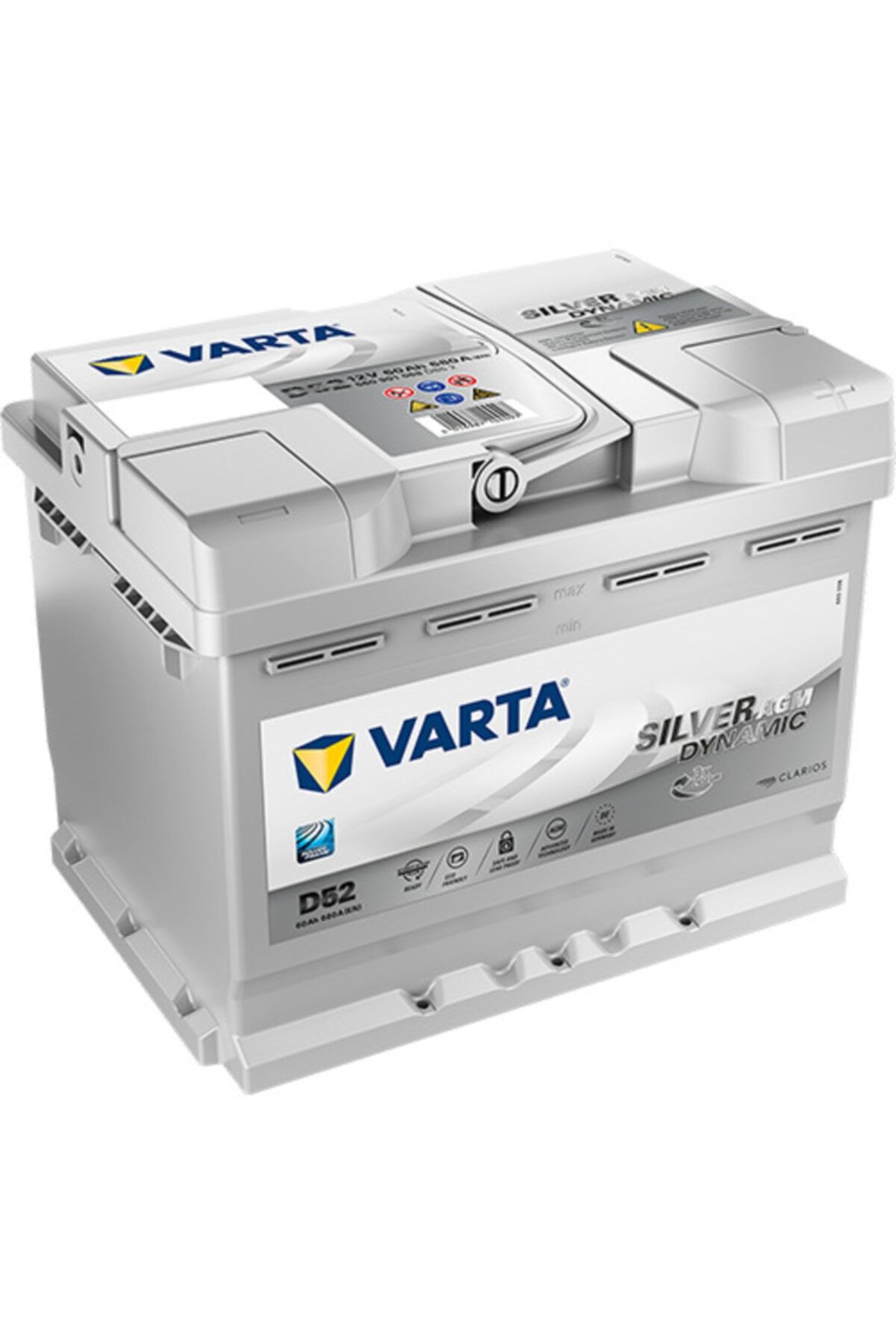 Varta D52 60 Amper Agm Start - Stop Akü