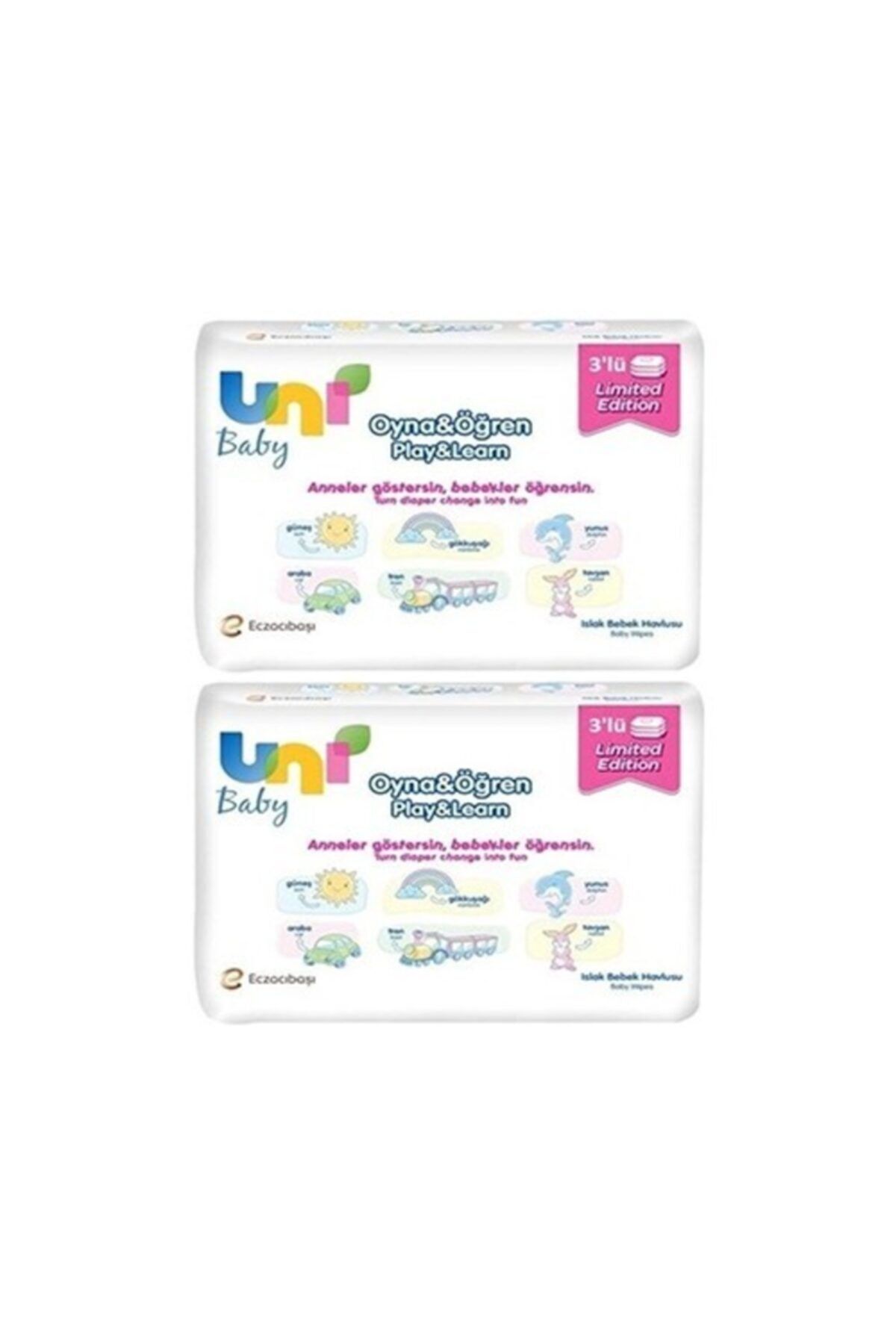 Uni Baby Oyna Öğren 52 Yaprak 6 Lı Paket Islak Mendil