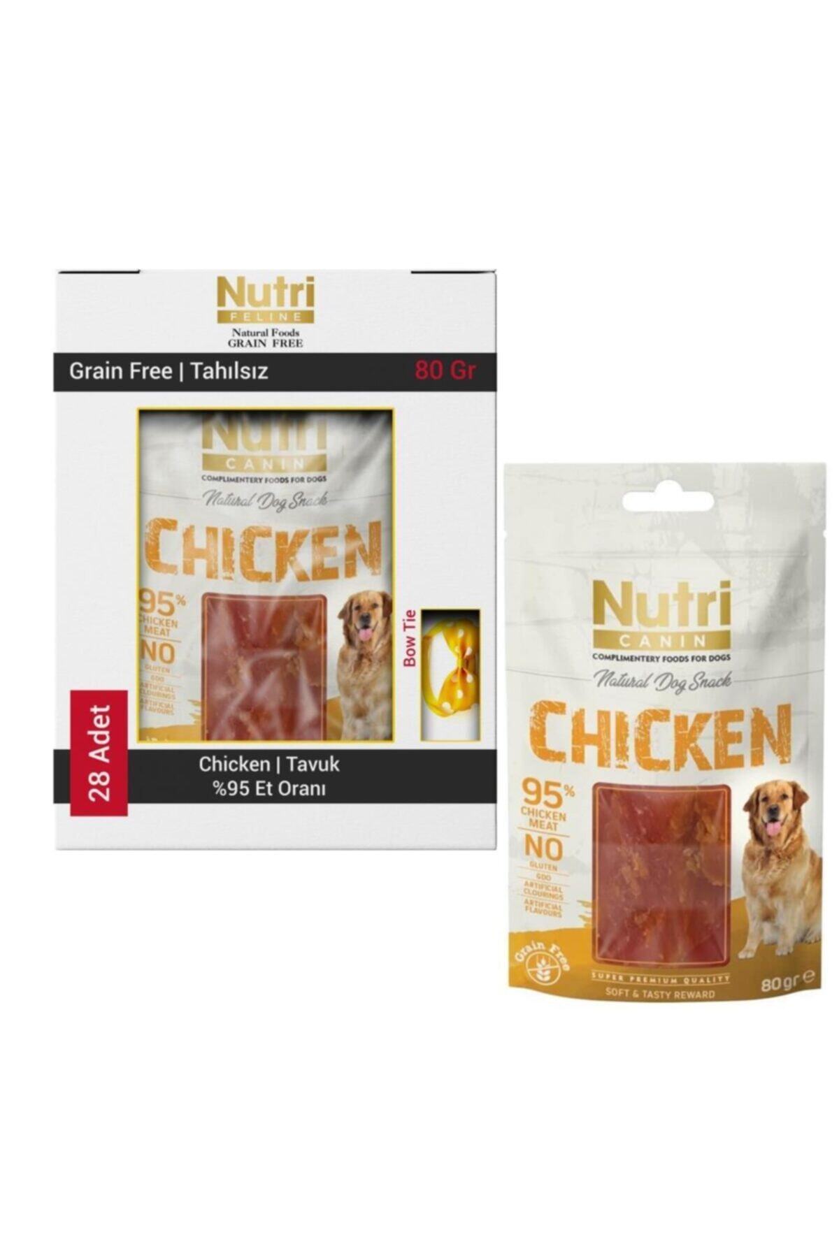 Nutri Canin Chicken Tahılsız %95 Tavuklu Köpek Ödülü 28x80 gr