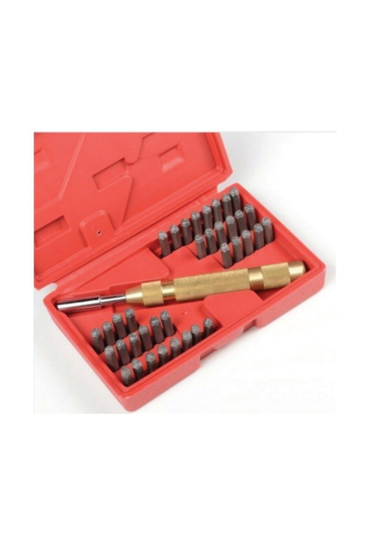 Marka Partner Pt03047 38 Parça 3 Mm Çelik Harf Ve Rakam Panç Seti