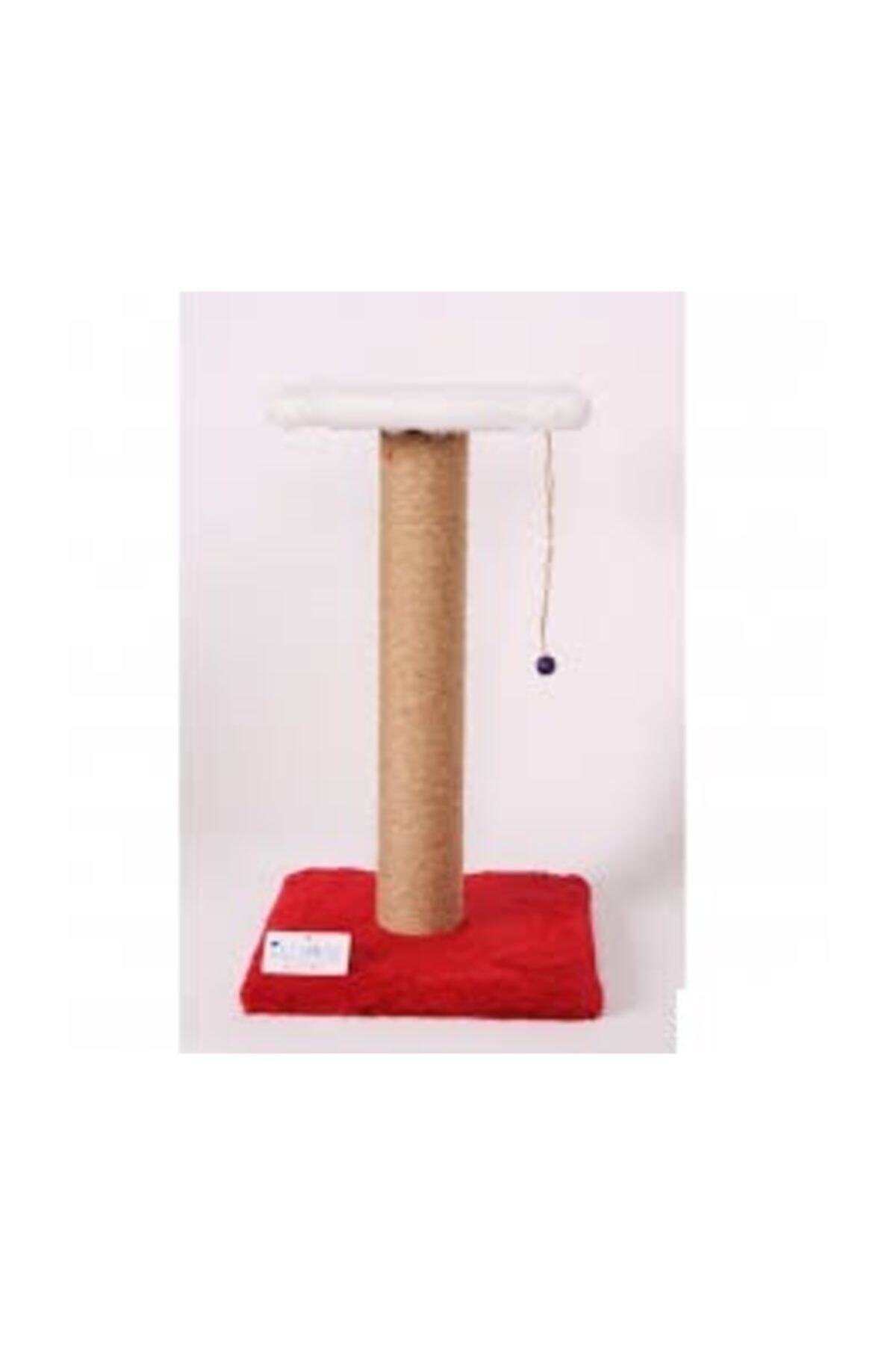 Cathause Cat Hause T07 Tablalı Kedi Tırmalama Kırmızı 58 cm