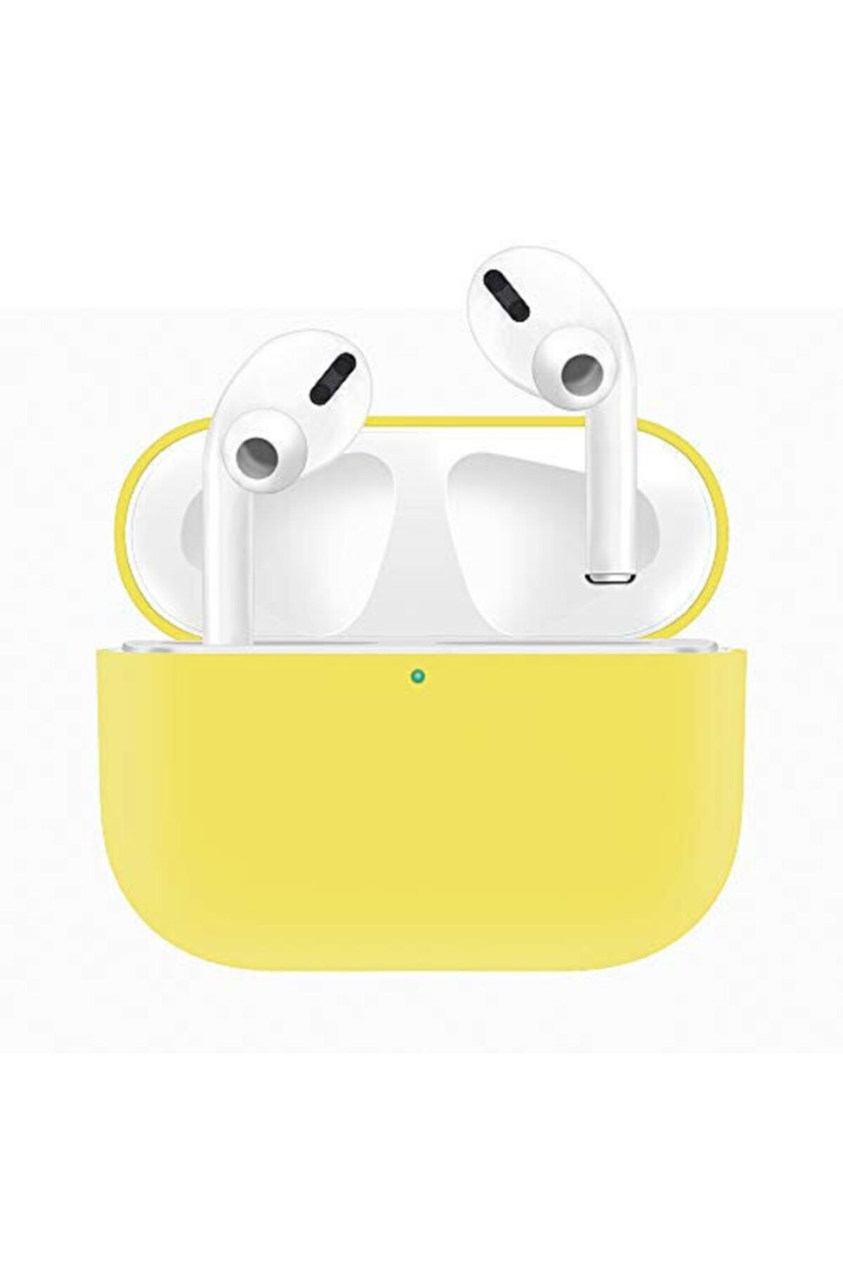 Bilişim Aksesuar Apple Airpods Pro Kılıf Ince Slim Zar Silikon Sarı