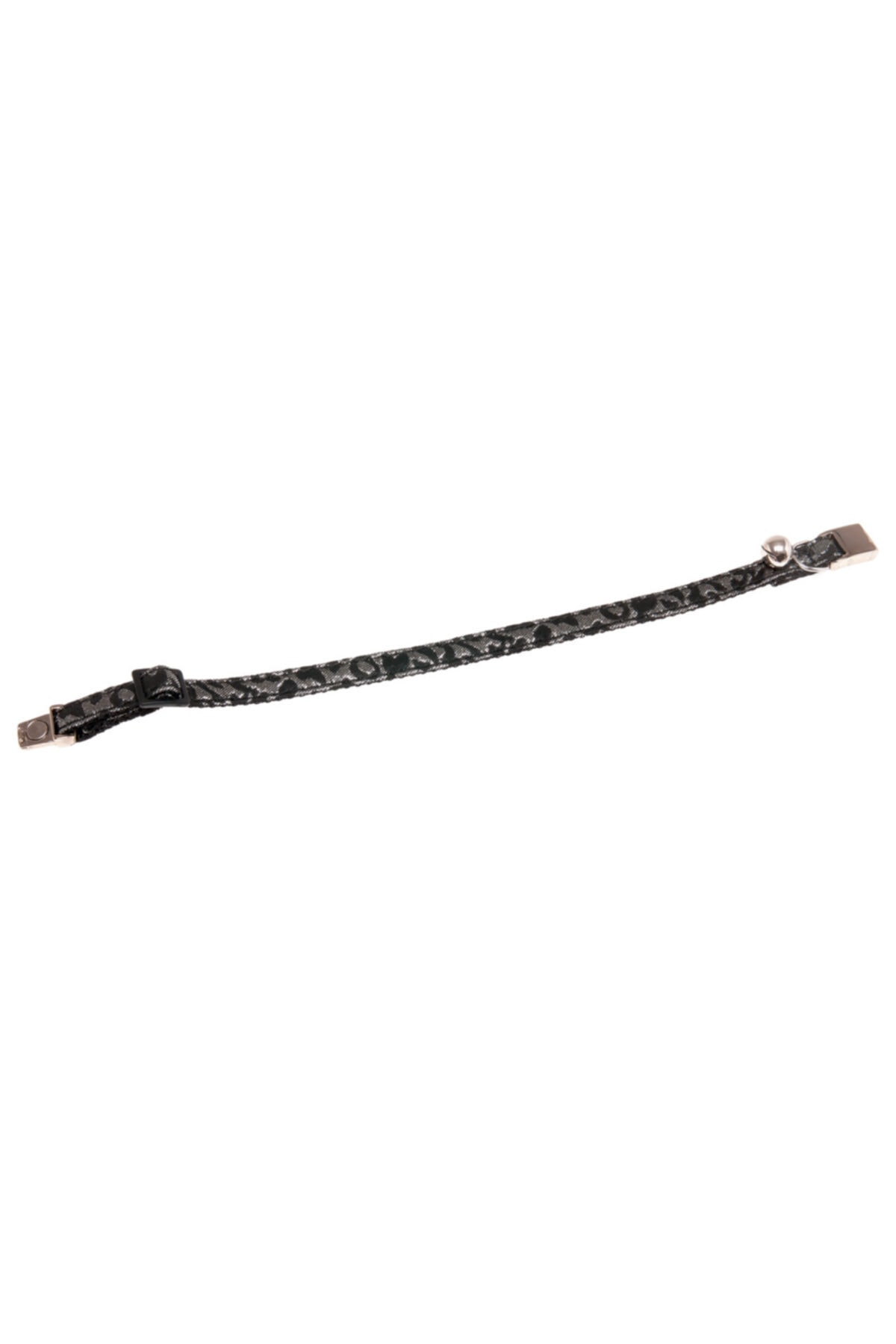 Karlie Siyah Gümüş Manyetik Kedi Tasma 30cm