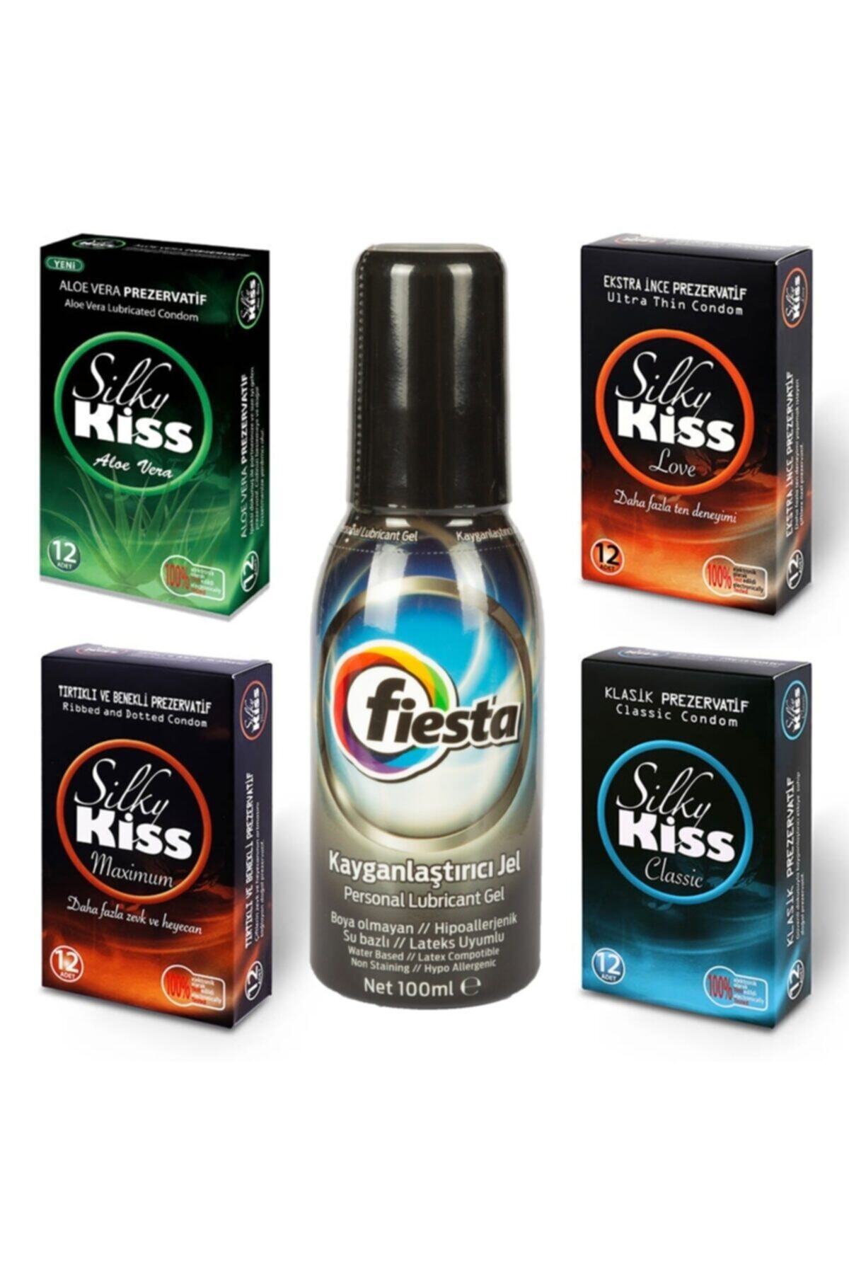 Silky Kiss Prezervatif 48 Adet + Fiesta Klasik Jel 100 ml