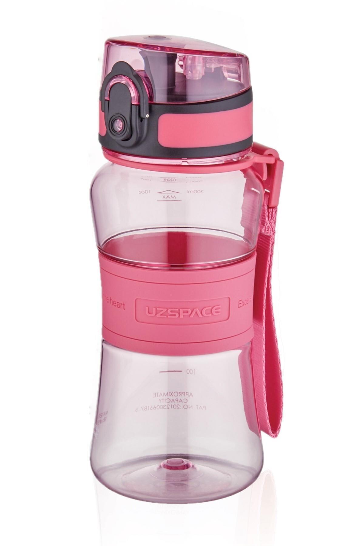 Uzspace Pembe Bpa İçermeyen Tritan Su Matarası 350 ml 5024