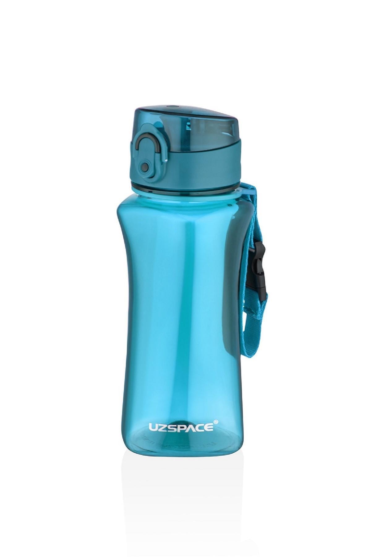 Uzspace Turkuaz Sheaker Kokteyl Karıştıcılı Tritan Su Matarası 350 ml 6005