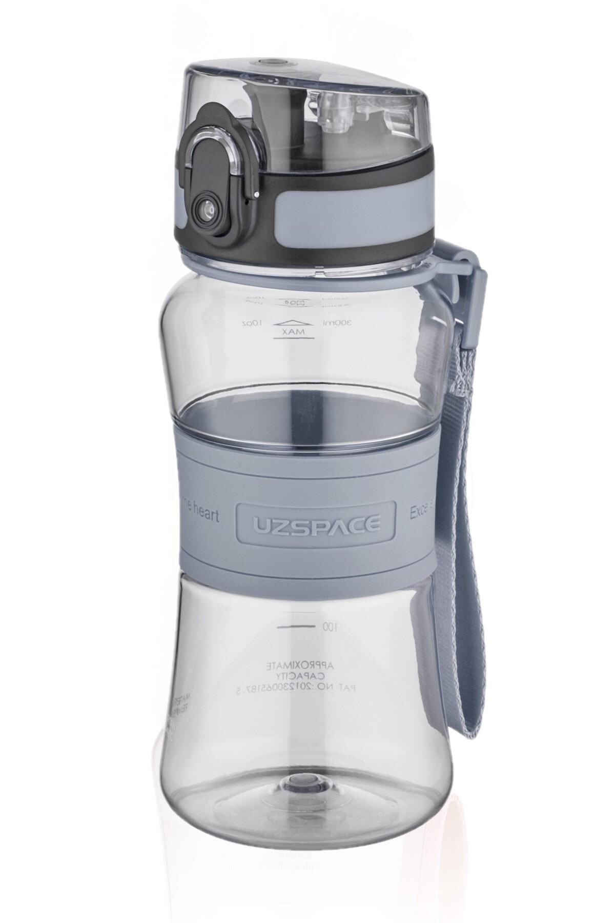 Uzspace Gri Bpa İçermeyen Tritan Su Matarası 350 ml 5024