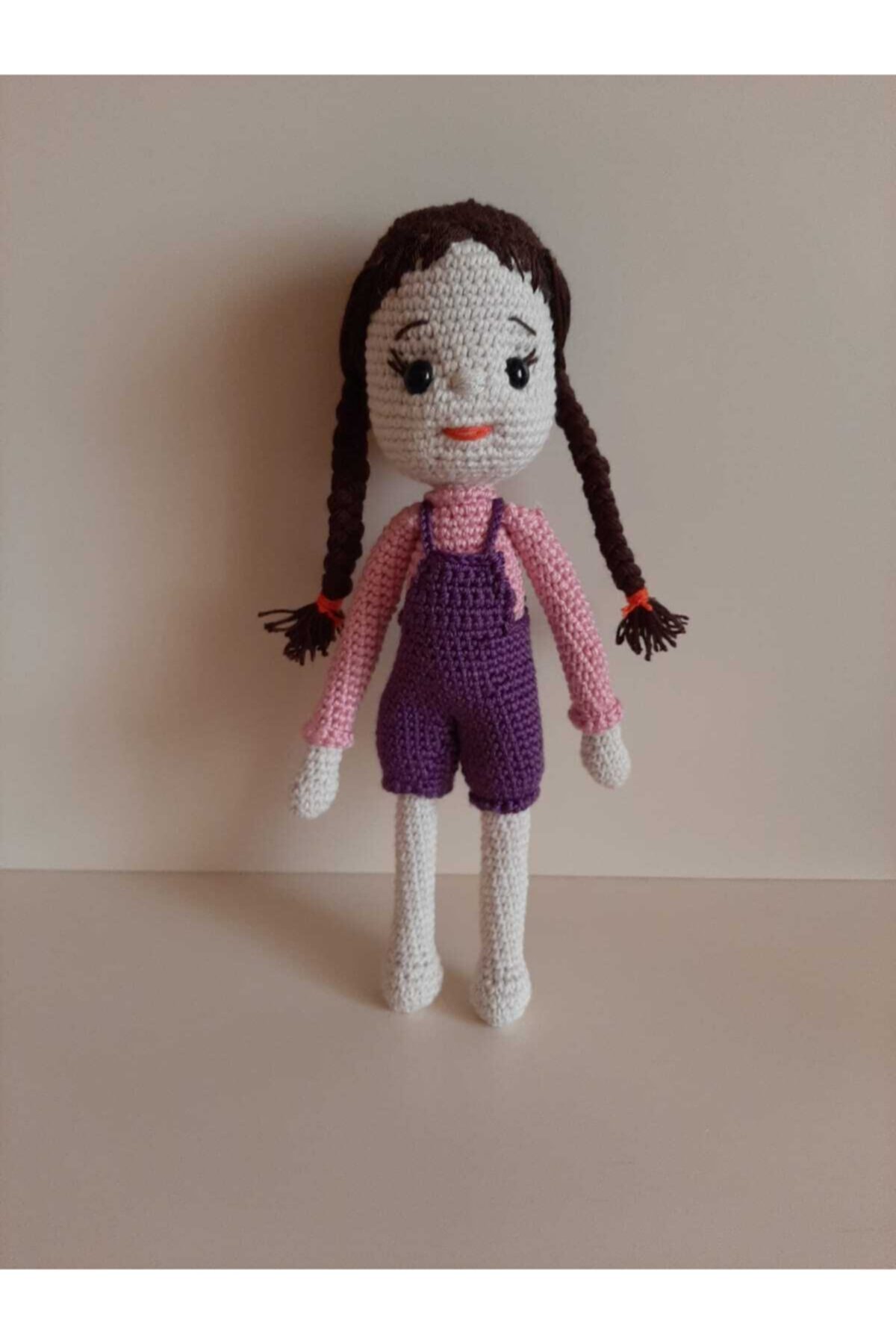 Handmade Amigurumi Örgü Oyuncak Minik Kız Uyku Arkadaşı
