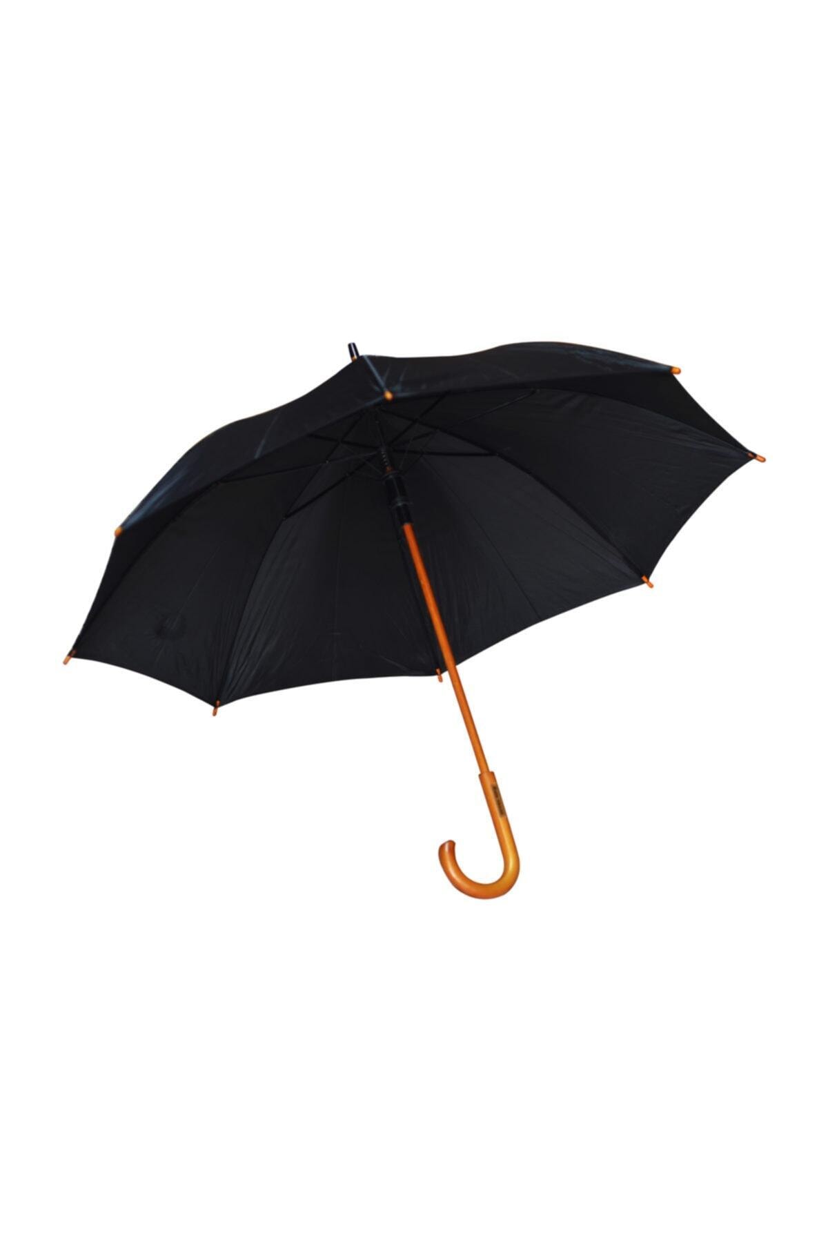 RainShield Ahşap Gövdeli 103cm Tam Otomatik Baston Battal Şemsiye