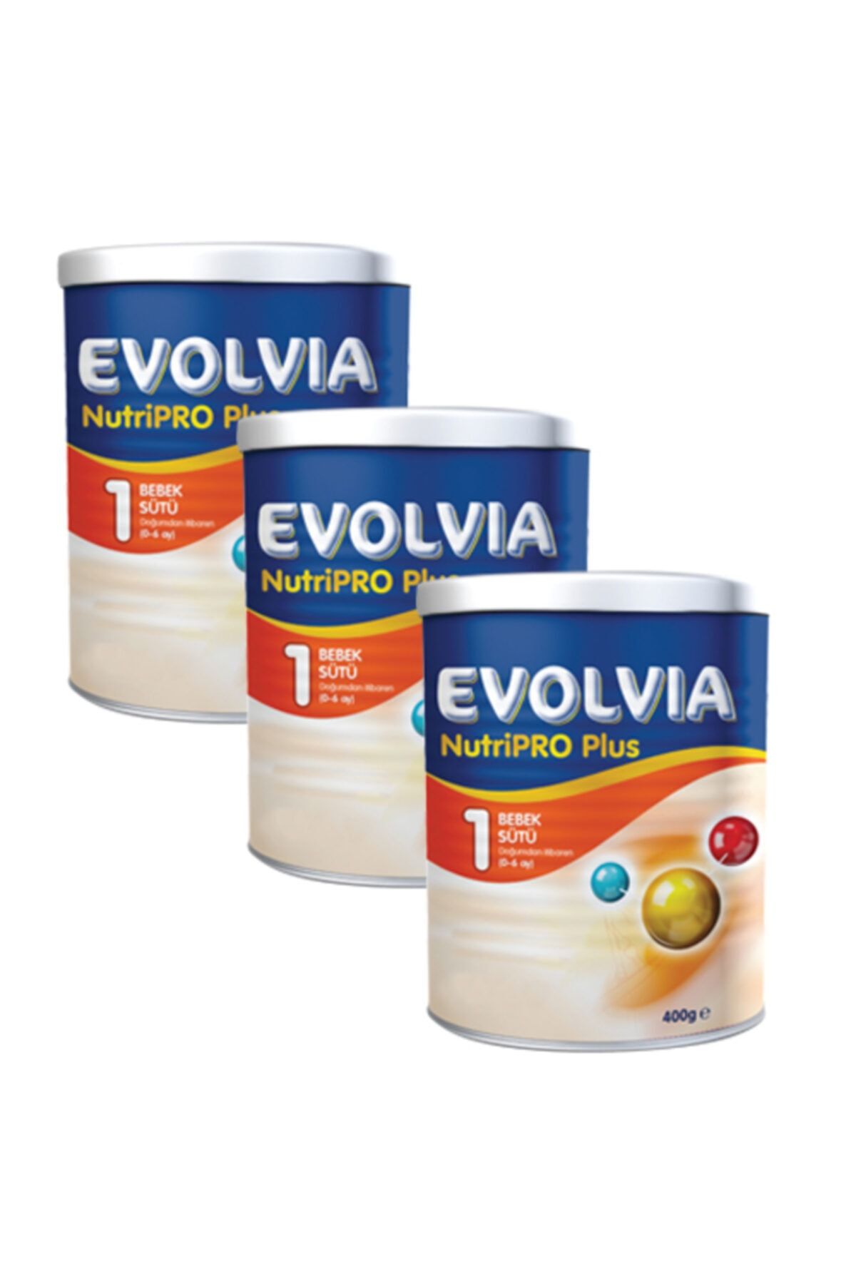 Evolvia 1 Bebek Sütü Nutripro Plus 400 Gr X 3 Adet